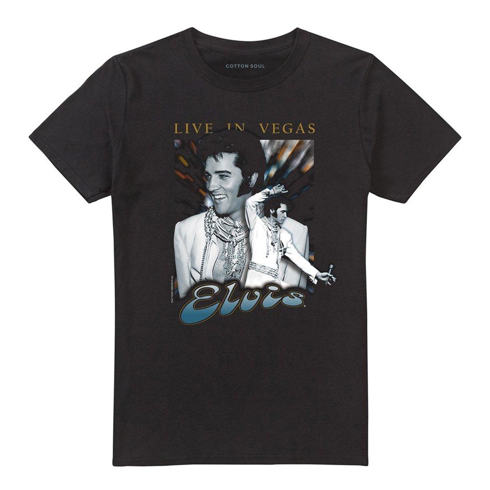 Black - Elvis Presley - Live In Vegas T-Shirt Black - 4