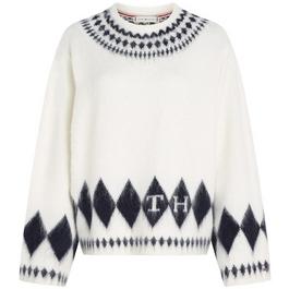 Tommy Hilfiger FAIRISLE OVERSIZED C-NK SWEATER