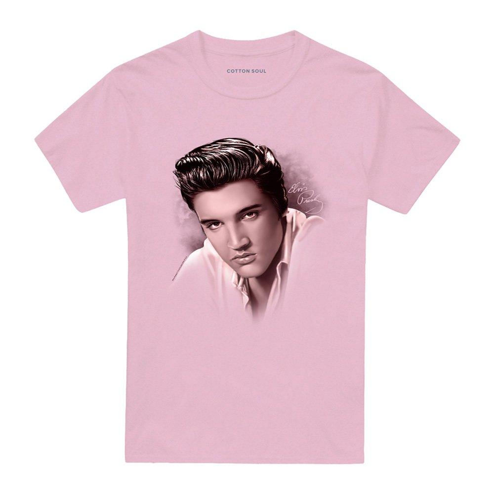 Pink - Elvis Presley - Elvis Presley The Stare T-Shirt Pink - 4