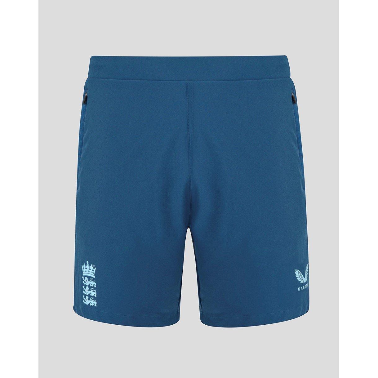 Castore Men's 26/27 England Cricket Performance Shorts - Ensign/Airyblue - 2XL