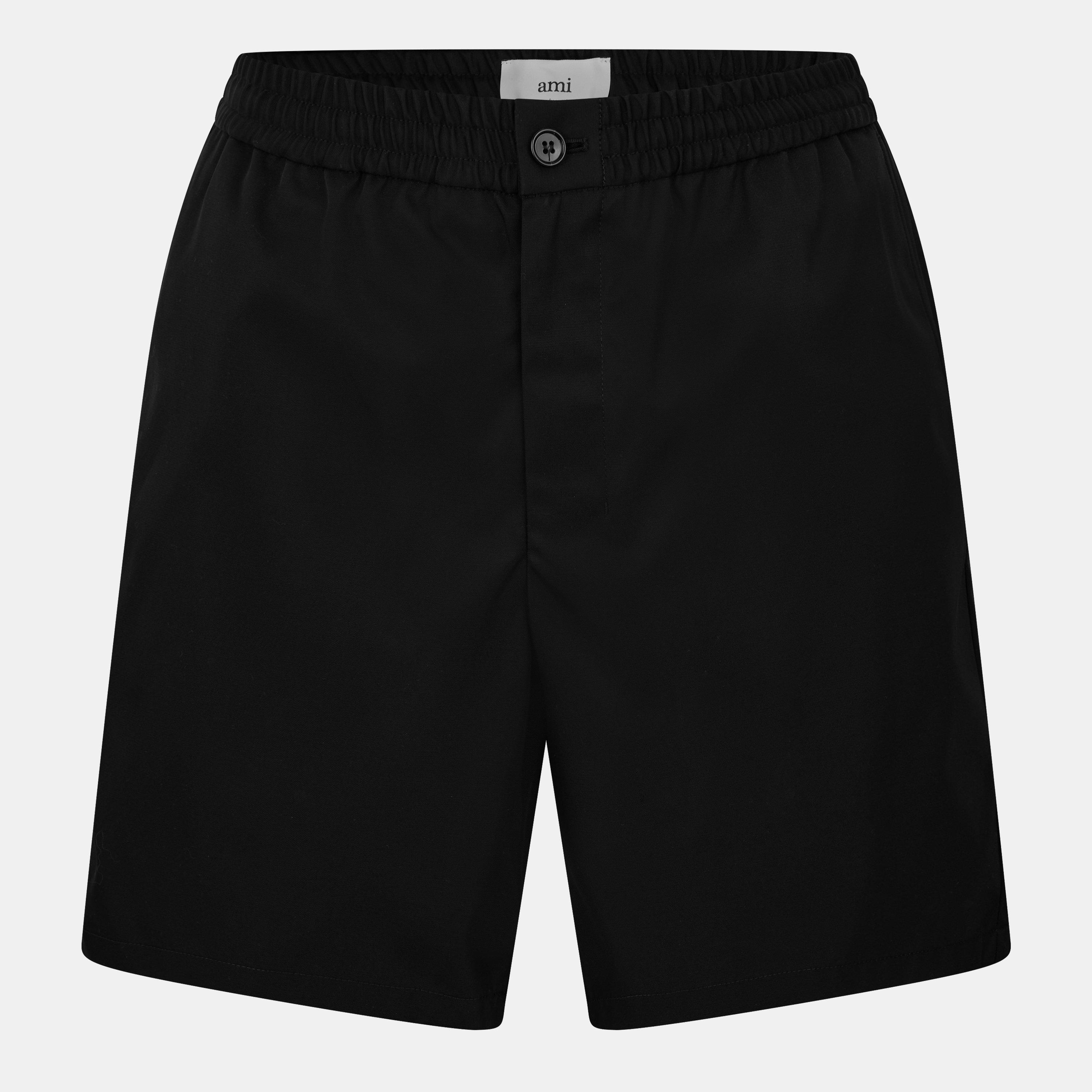 Black - Ami Paris - Men's Alexandre Mattiussi Tailored Fit Chino Shorts - 1