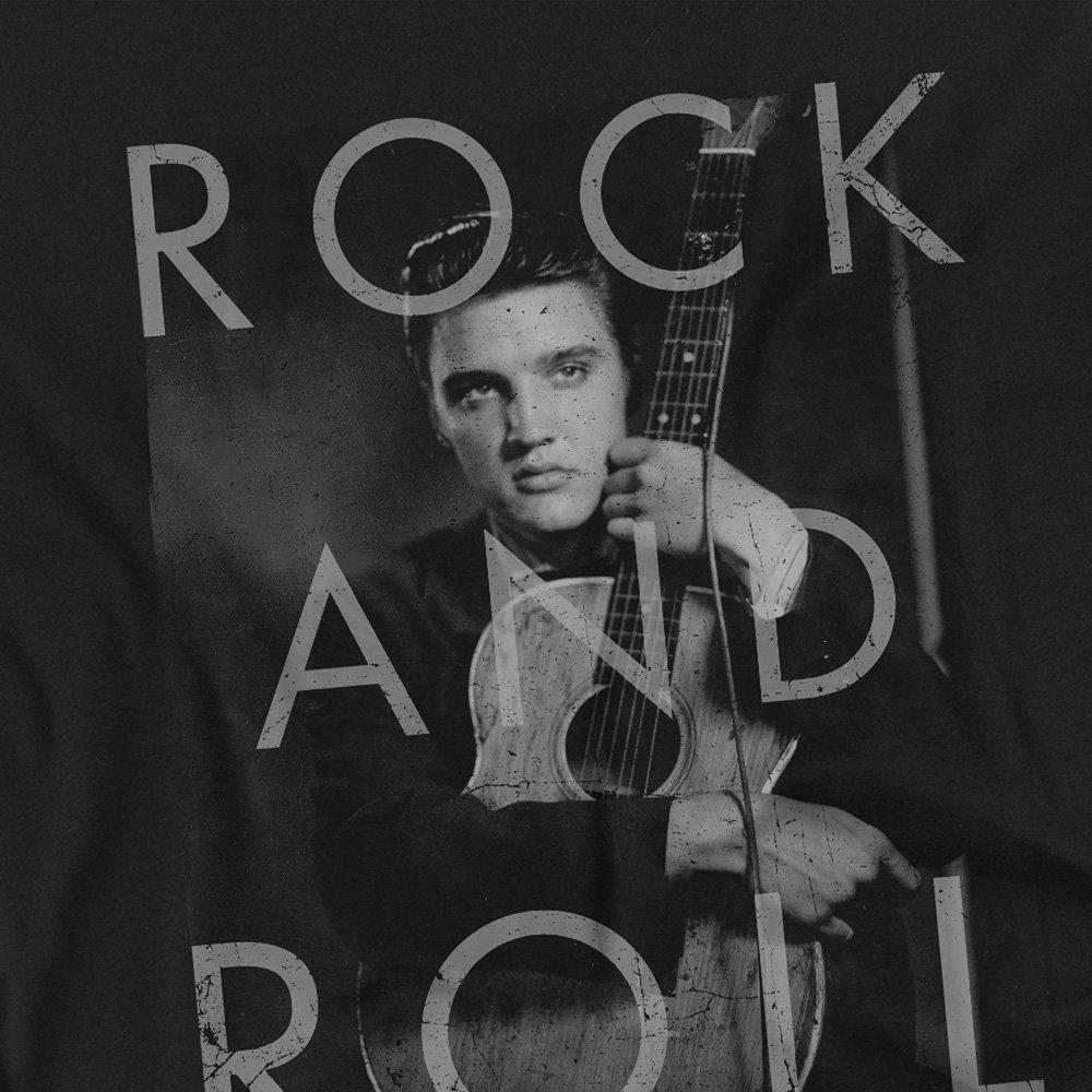 Black - Elvis Presley - Elvis Presley Rock And Roll Kids T-Shirt Black - 2