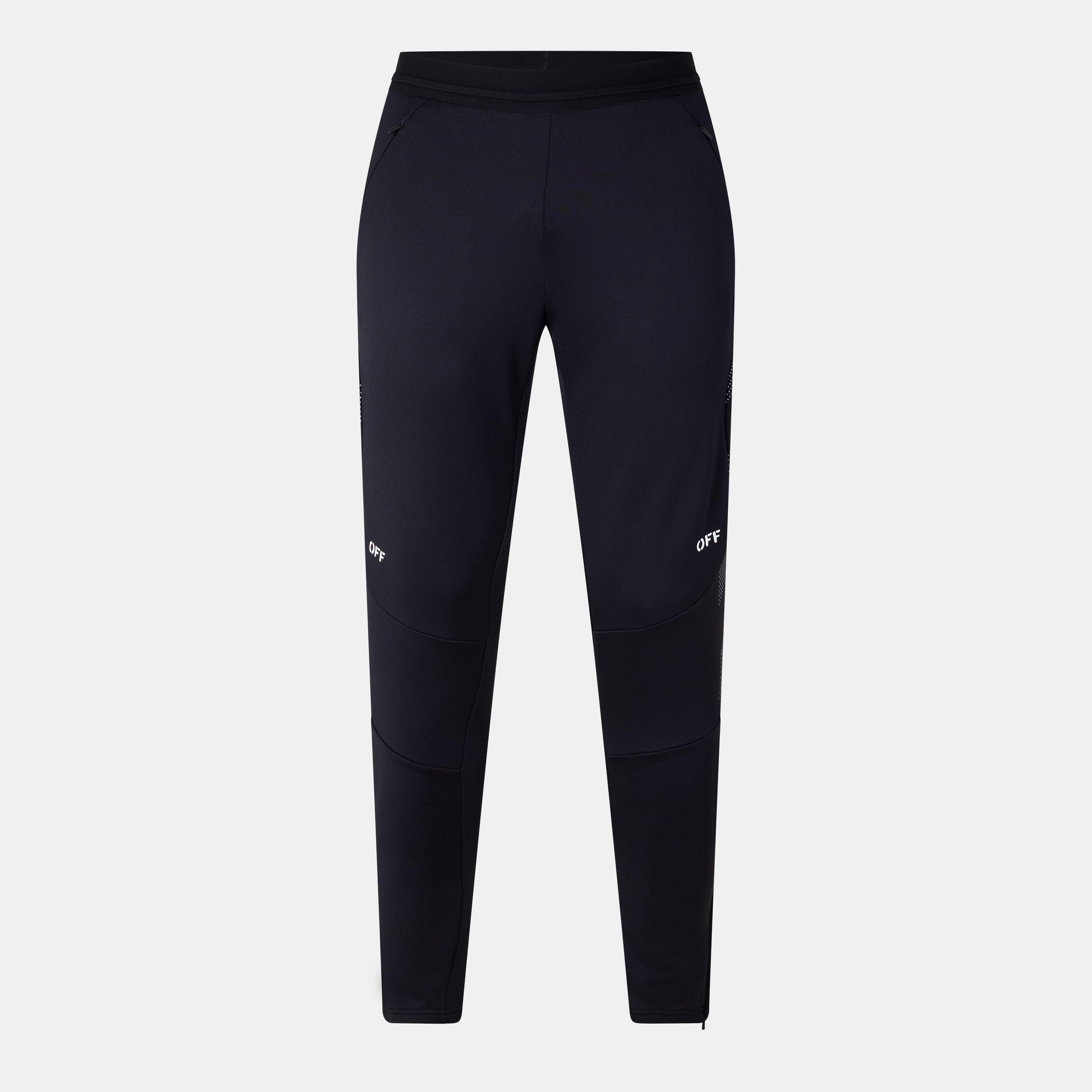 Black/White - Off White - Men's Knit Trousers - 1