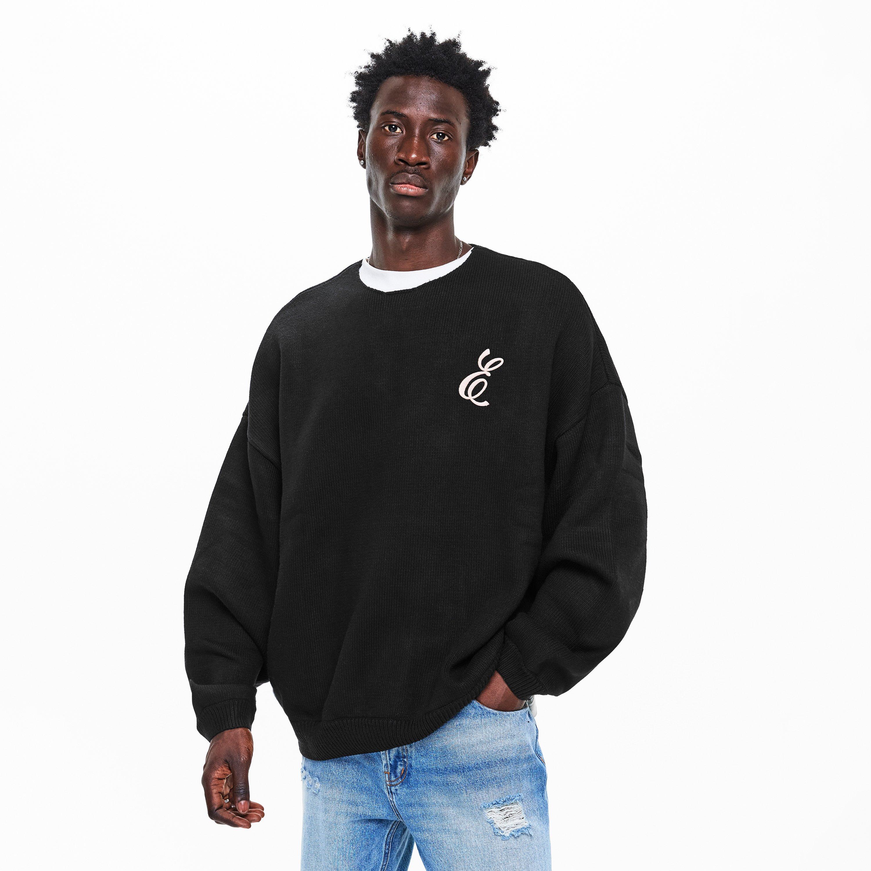 Vintage Black - Fear Of God Essentials - Men's Waffle Crew Neck Jumper - 3