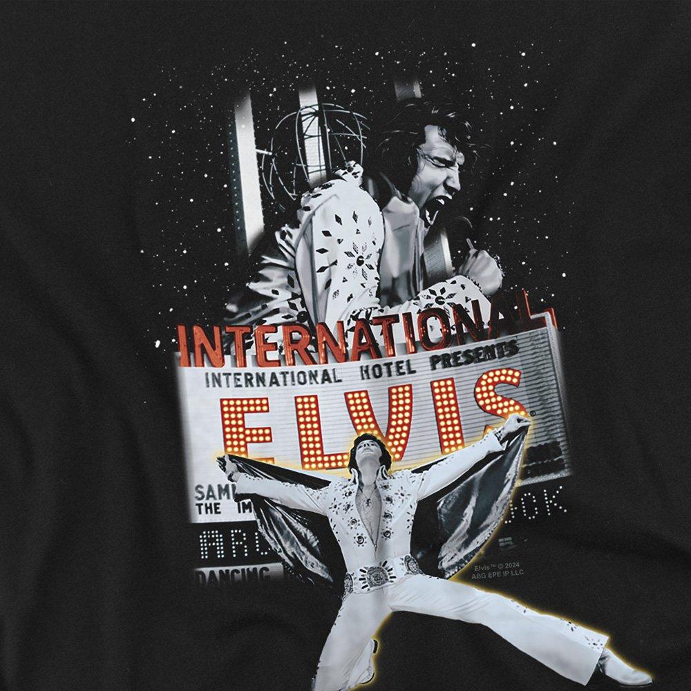 Black - Elvis Presley - Elvis Presley Las Vegas T-Shirt Black - 2