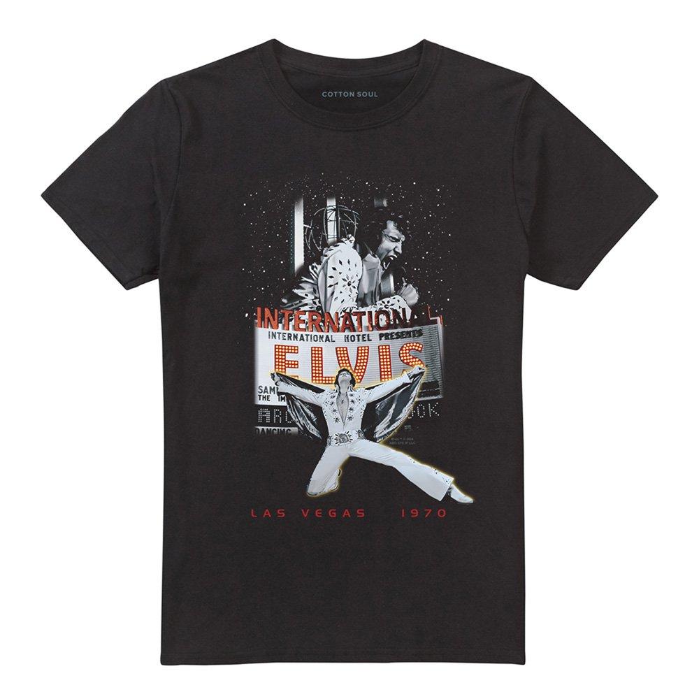 Black - Elvis Presley - Elvis Presley Las Vegas T-Shirt Black - 4