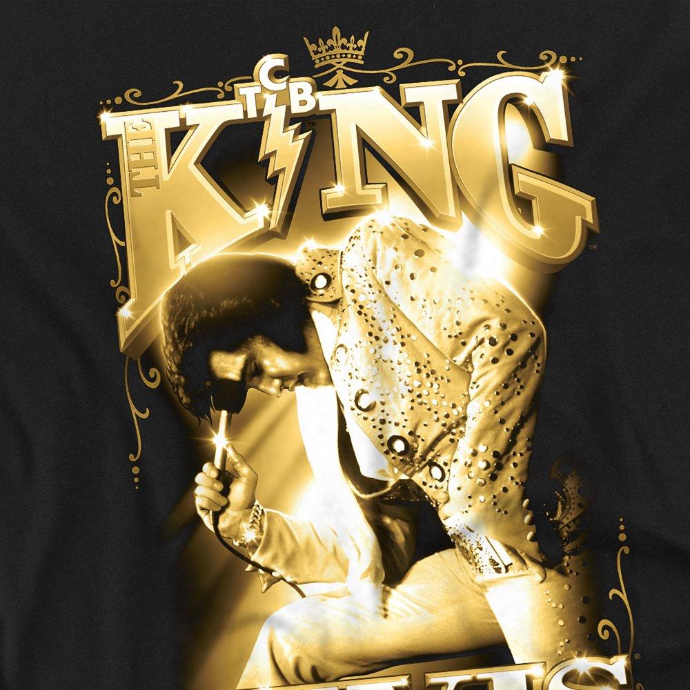 Black - Elvis Presley - Elvis Presley The King T-Shirt Black - 2
