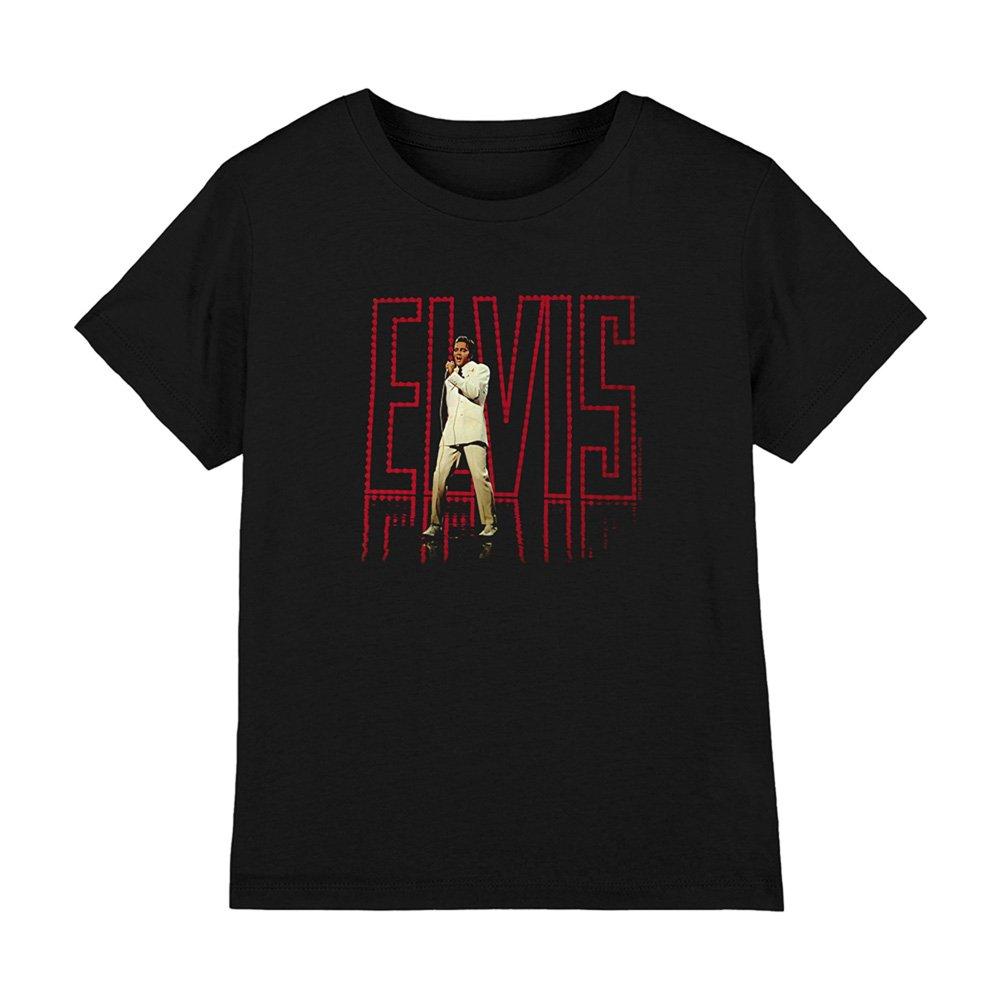 Black - Elvis Presley - Elvis Presley Elvis 68 Album Kids T-Shirt Black - 1