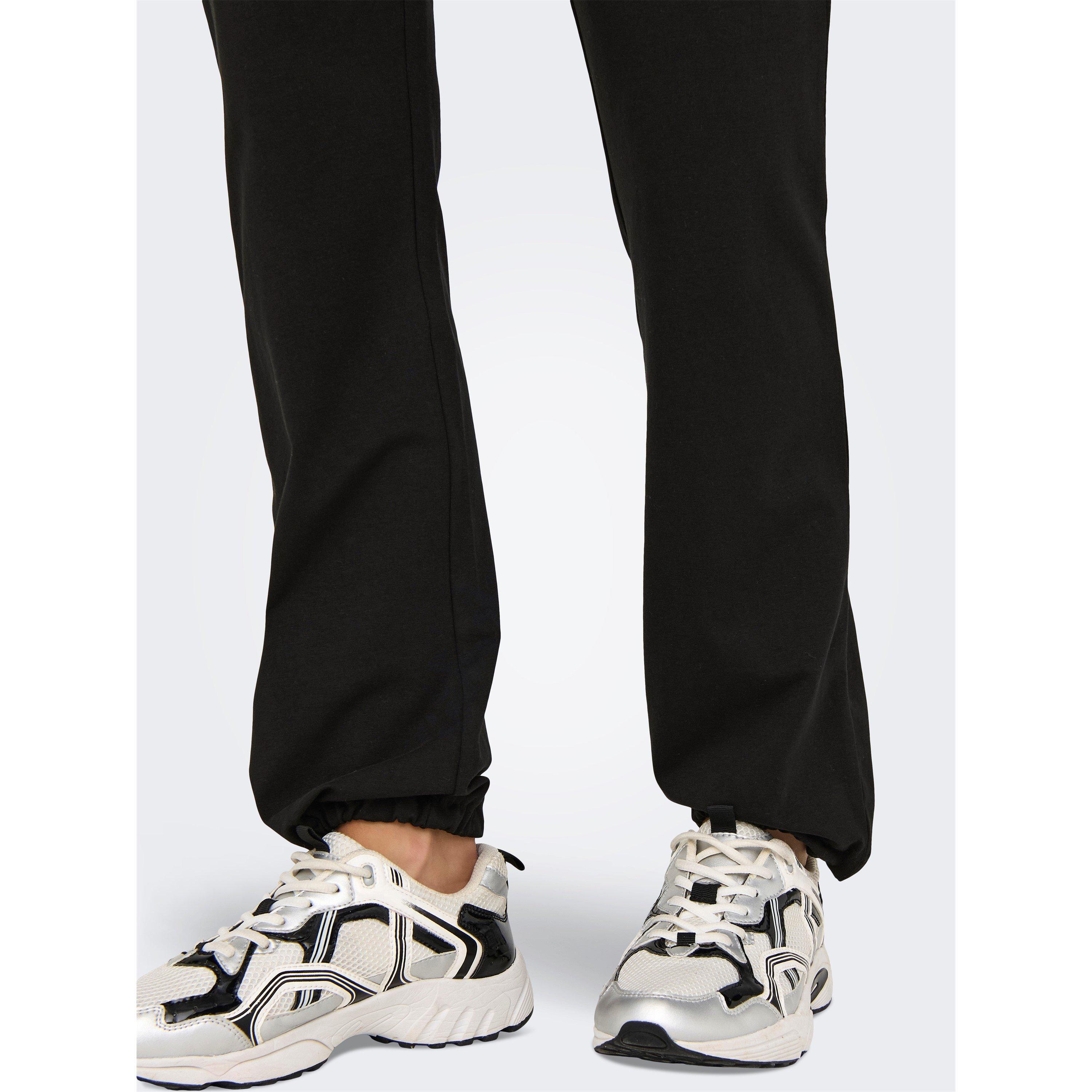 Schwarz - Only Play - Mid Waist Flared Jazz Pants - 2