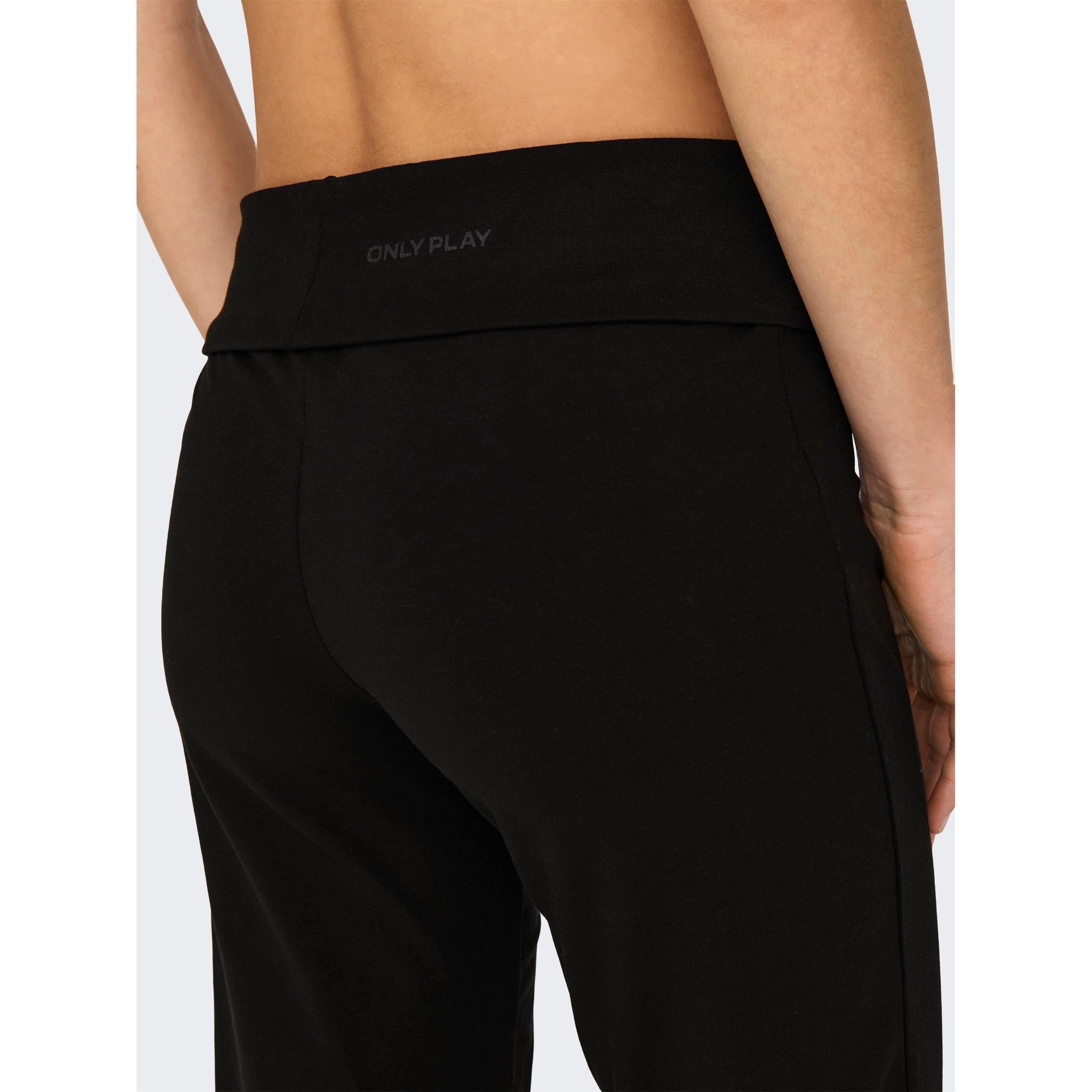 Schwarz - Only Play - Mid Waist Flared Jazz Pants - 6