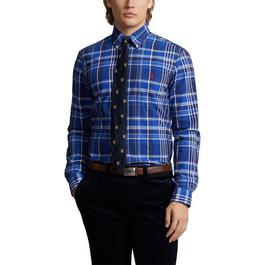 Polo Ralph Lauren Custom Fit Plaid Oxford Shirt