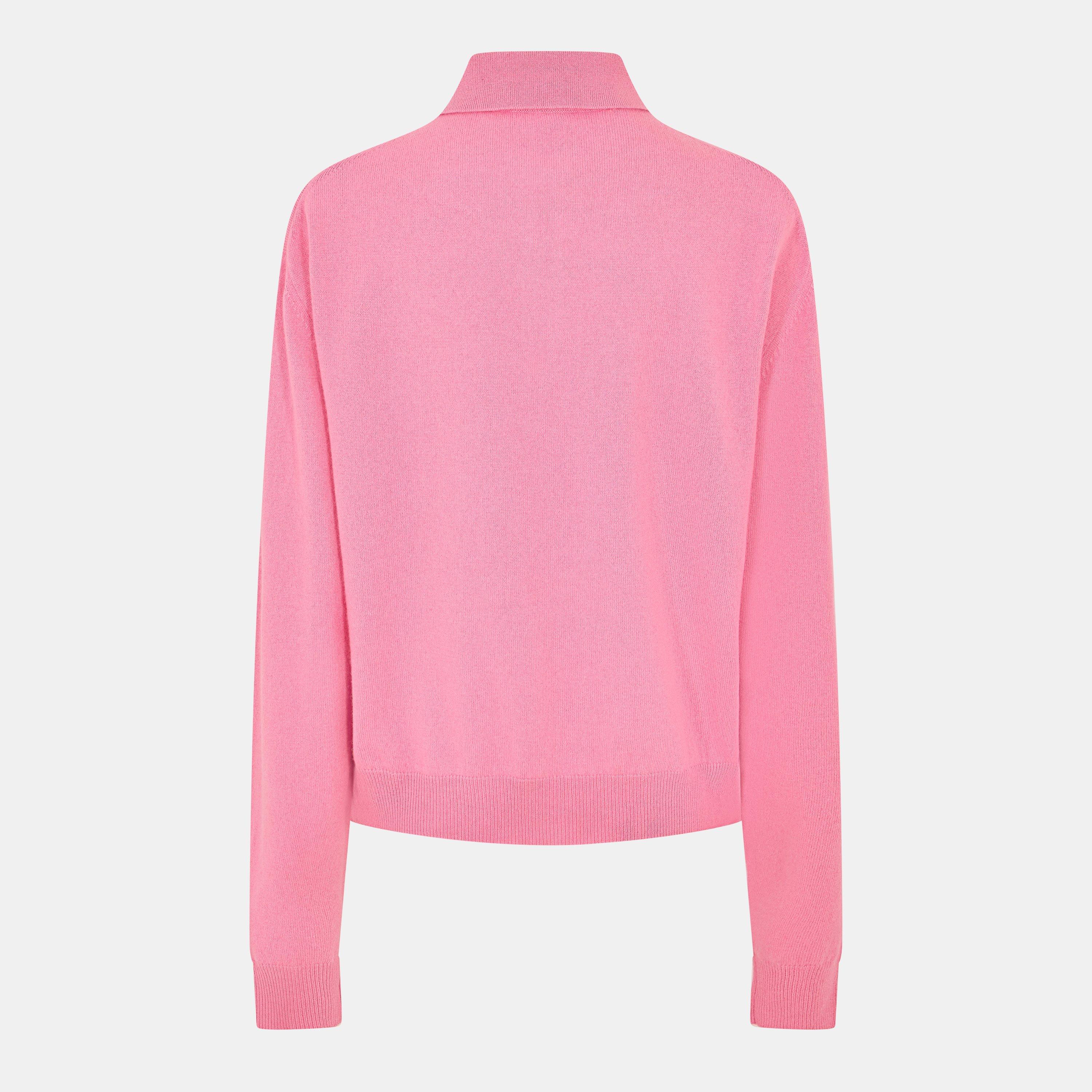 Rosa - Miu Miu - Women's Cashmere Argyle Crew Neck Jumper - 2