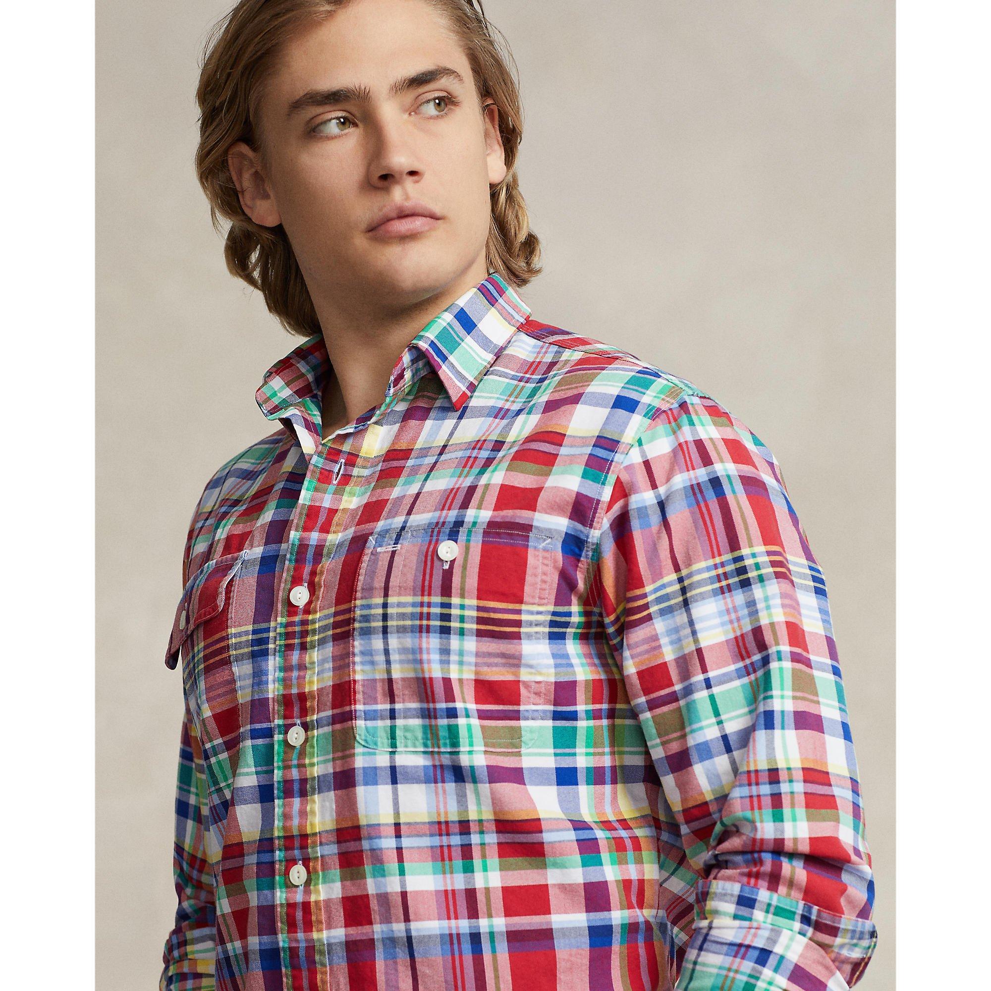 Red/Bue - Polo Ralph Lauren - Oxford Check Shirt - 4