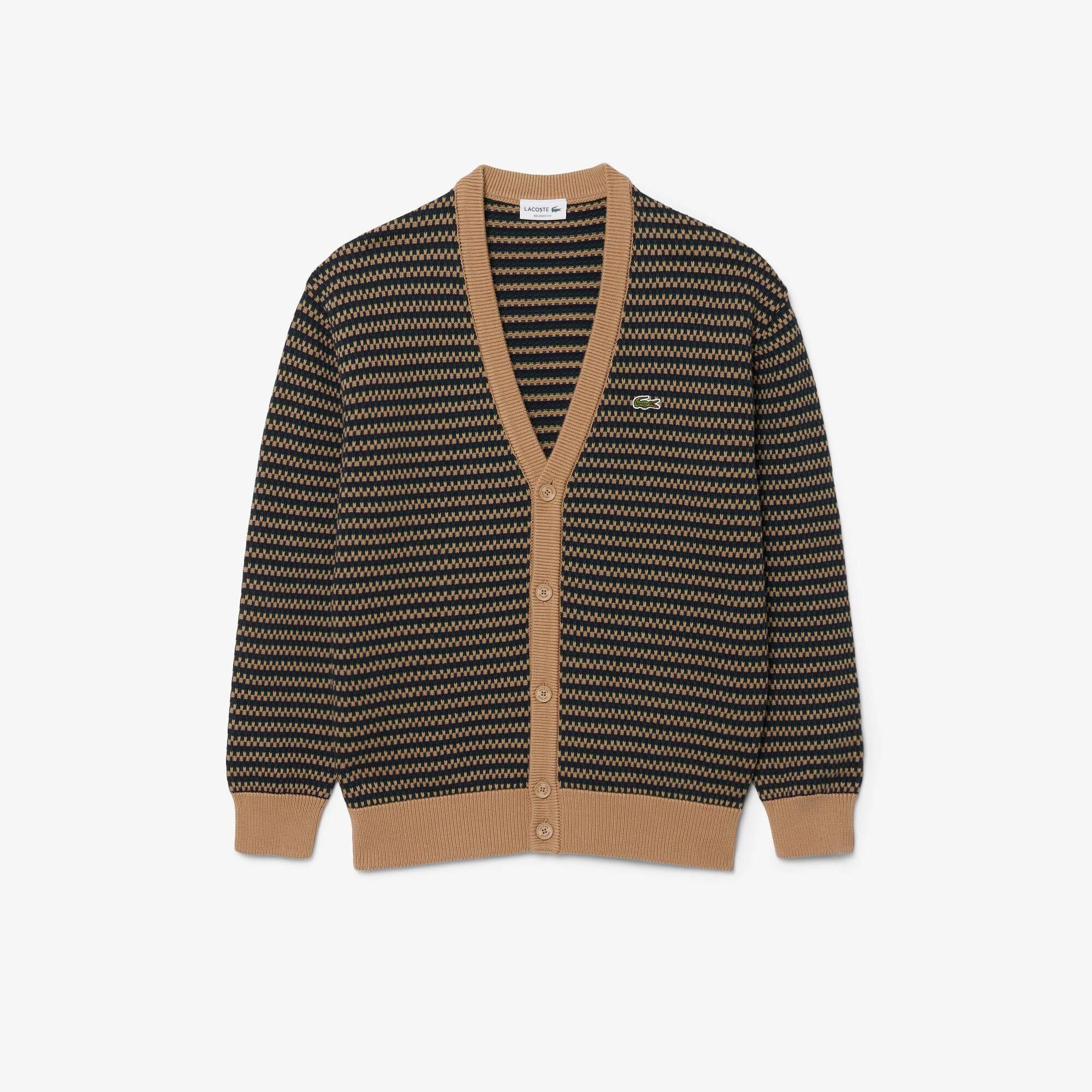 Brown XEI - Lacoste - Lacoste Jaqrd Cardi Sn64 - 1