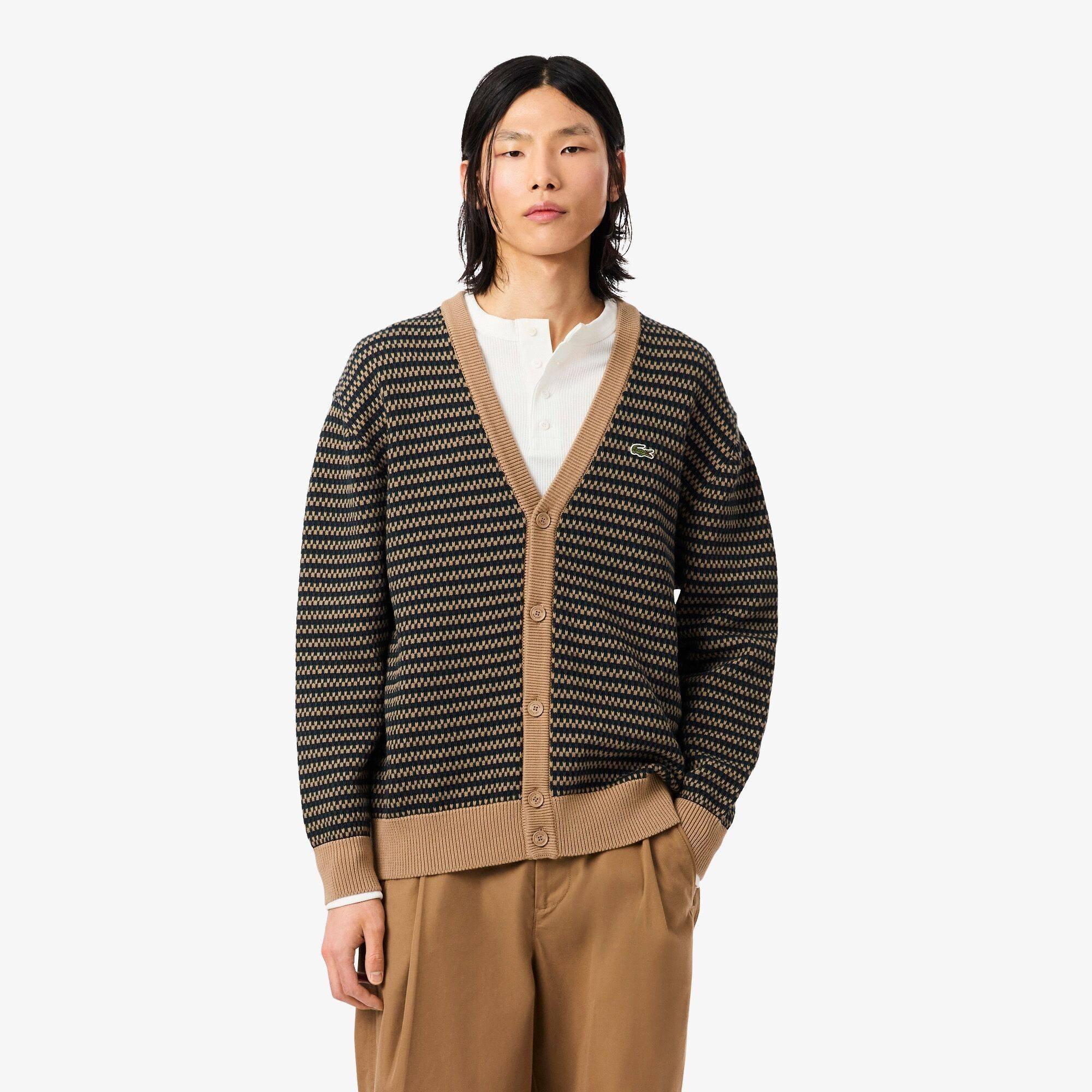 Brown XEI - Lacoste - Lacoste Jaqrd Cardi Sn64 - 2