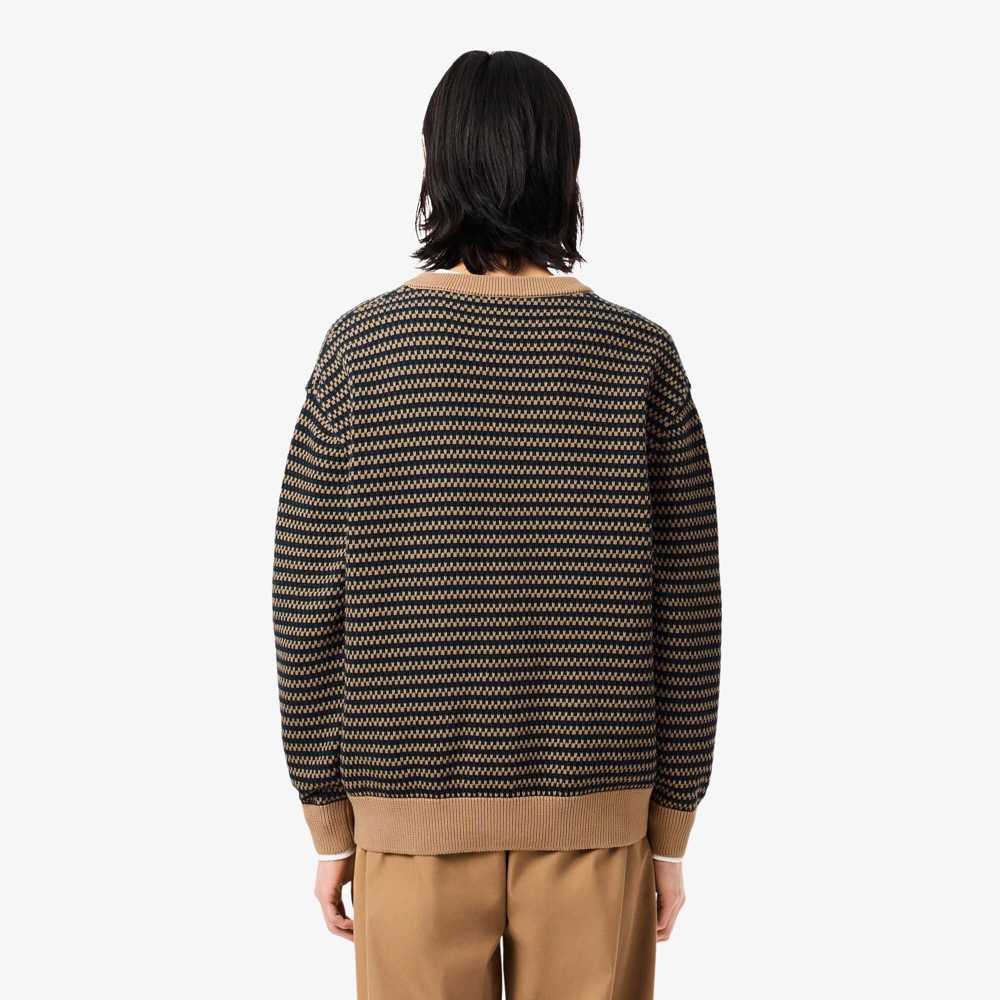 Brown XEI - Lacoste - Lacoste Jaqrd Cardi Sn64 - 3