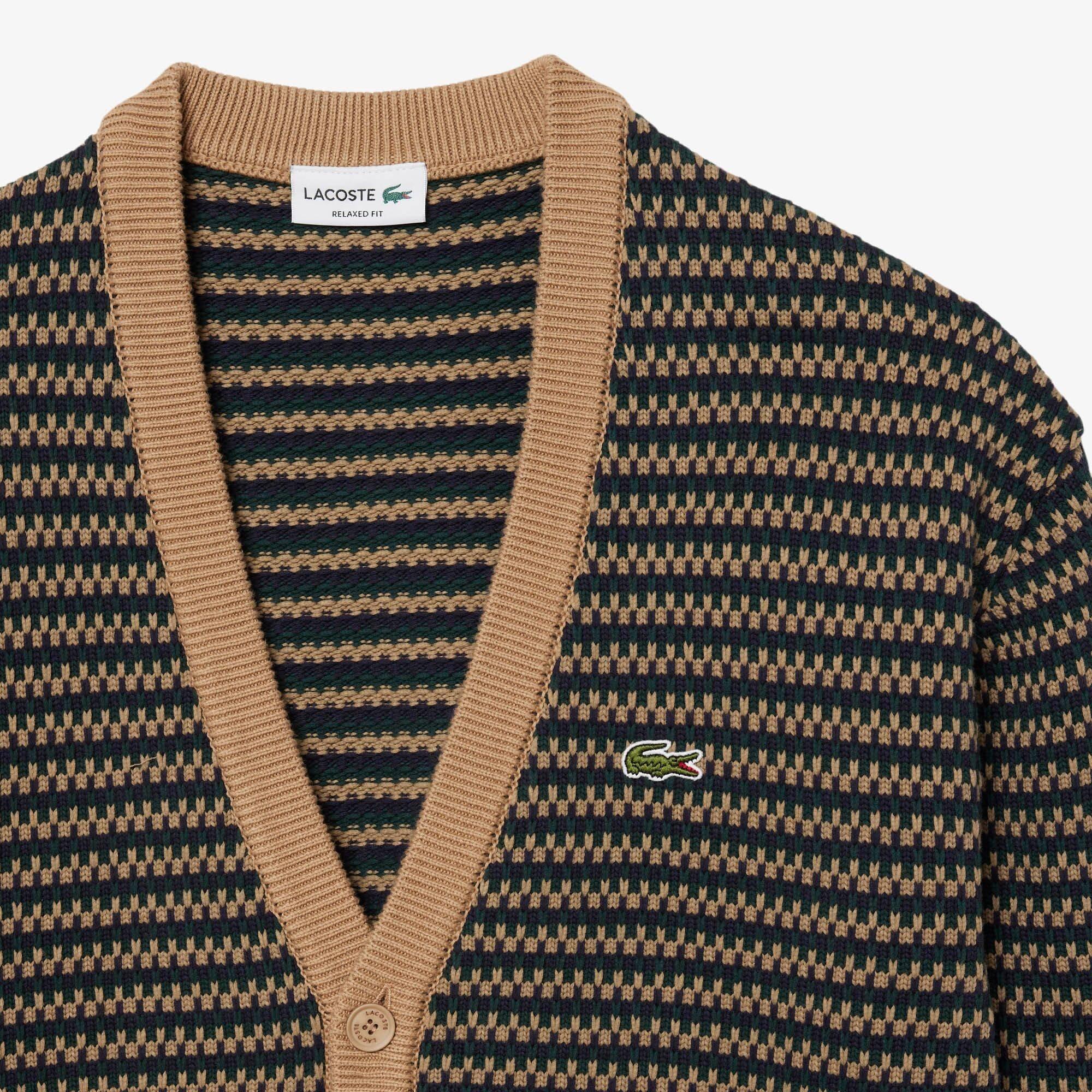 Brown XEI - Lacoste - Lacoste Jaqrd Cardi Sn64 - 4