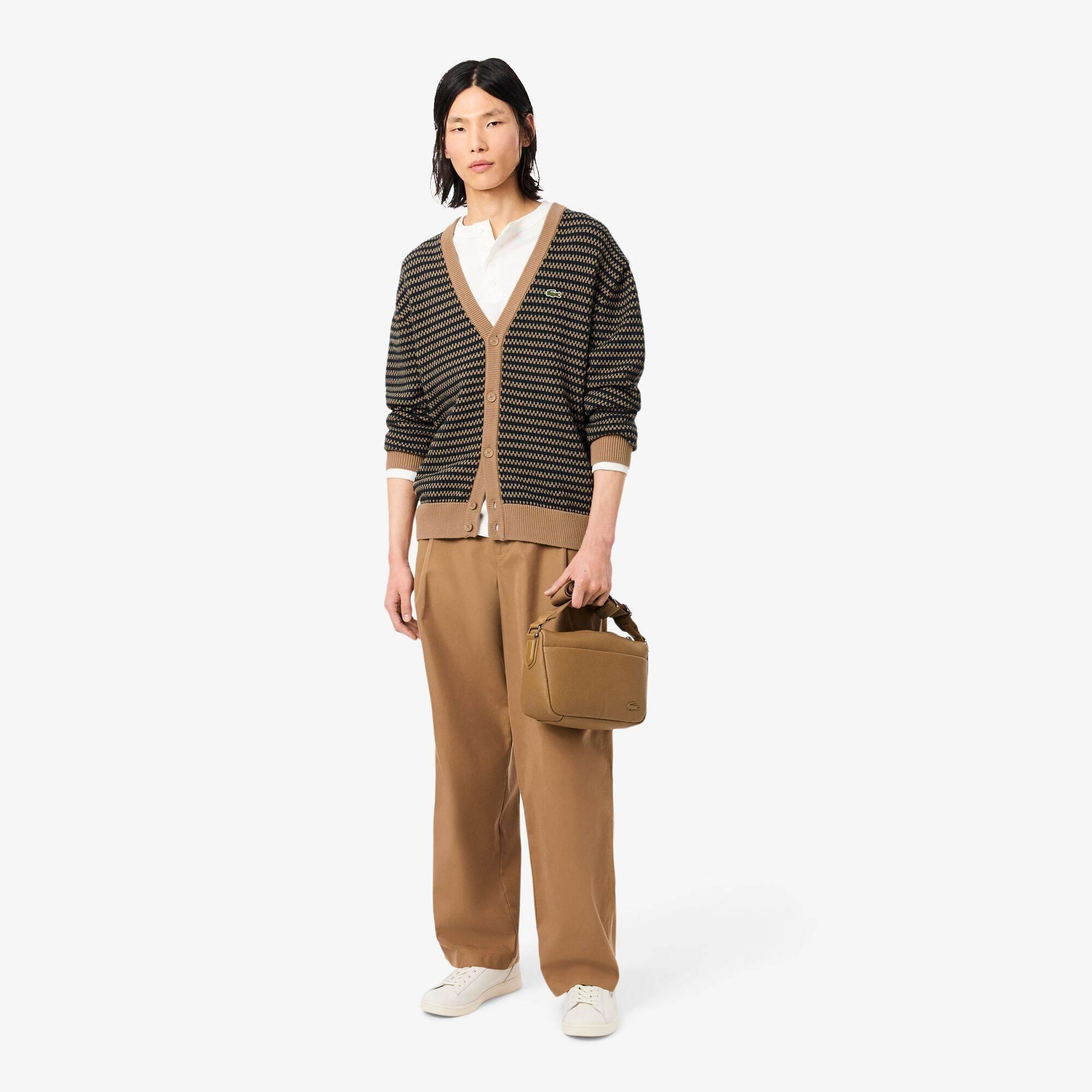 Brown XEI - Lacoste - Lacoste Jaqrd Cardi Sn64 - 5
