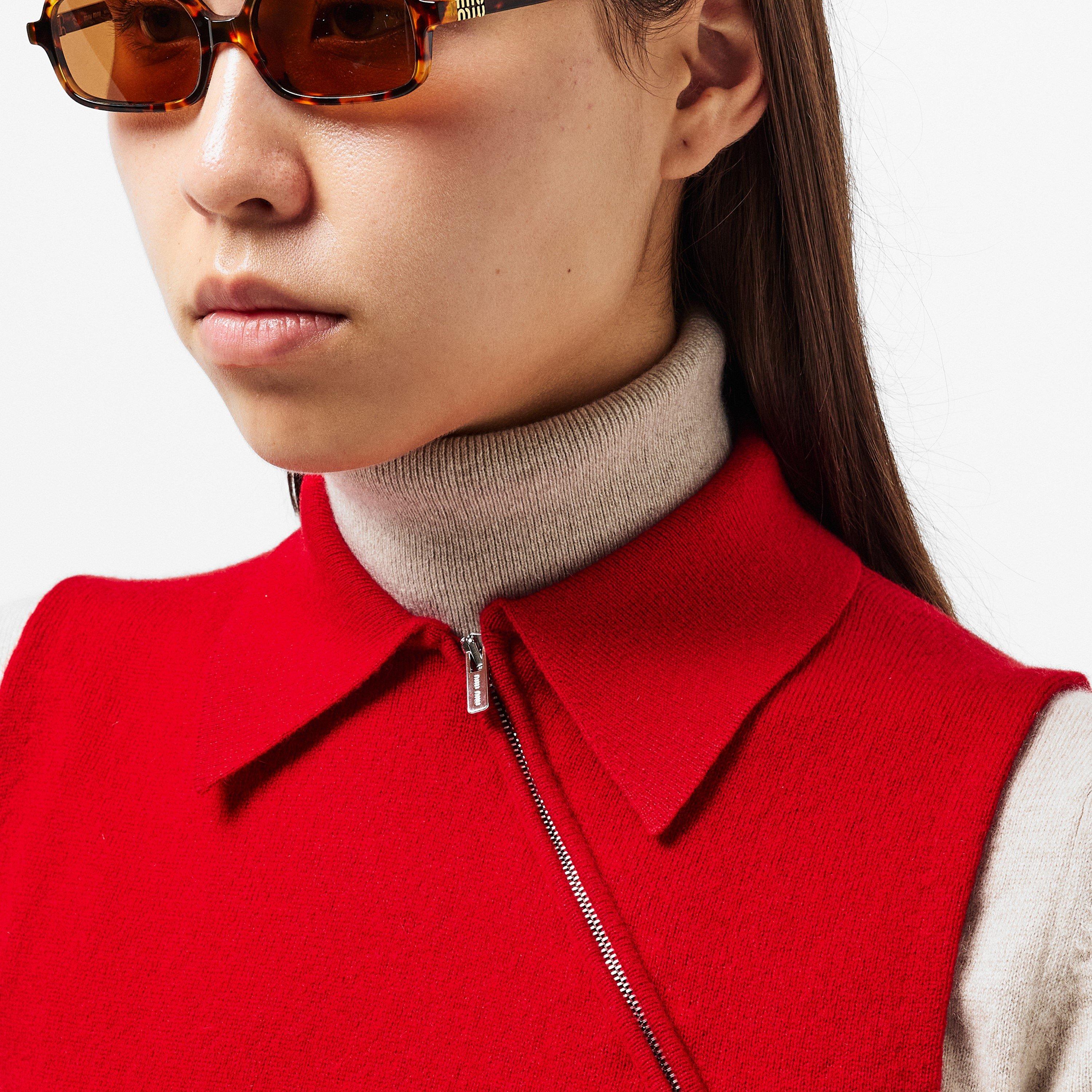 Rosso - Miu Miu - Women's Crew Neck Jumper - 5