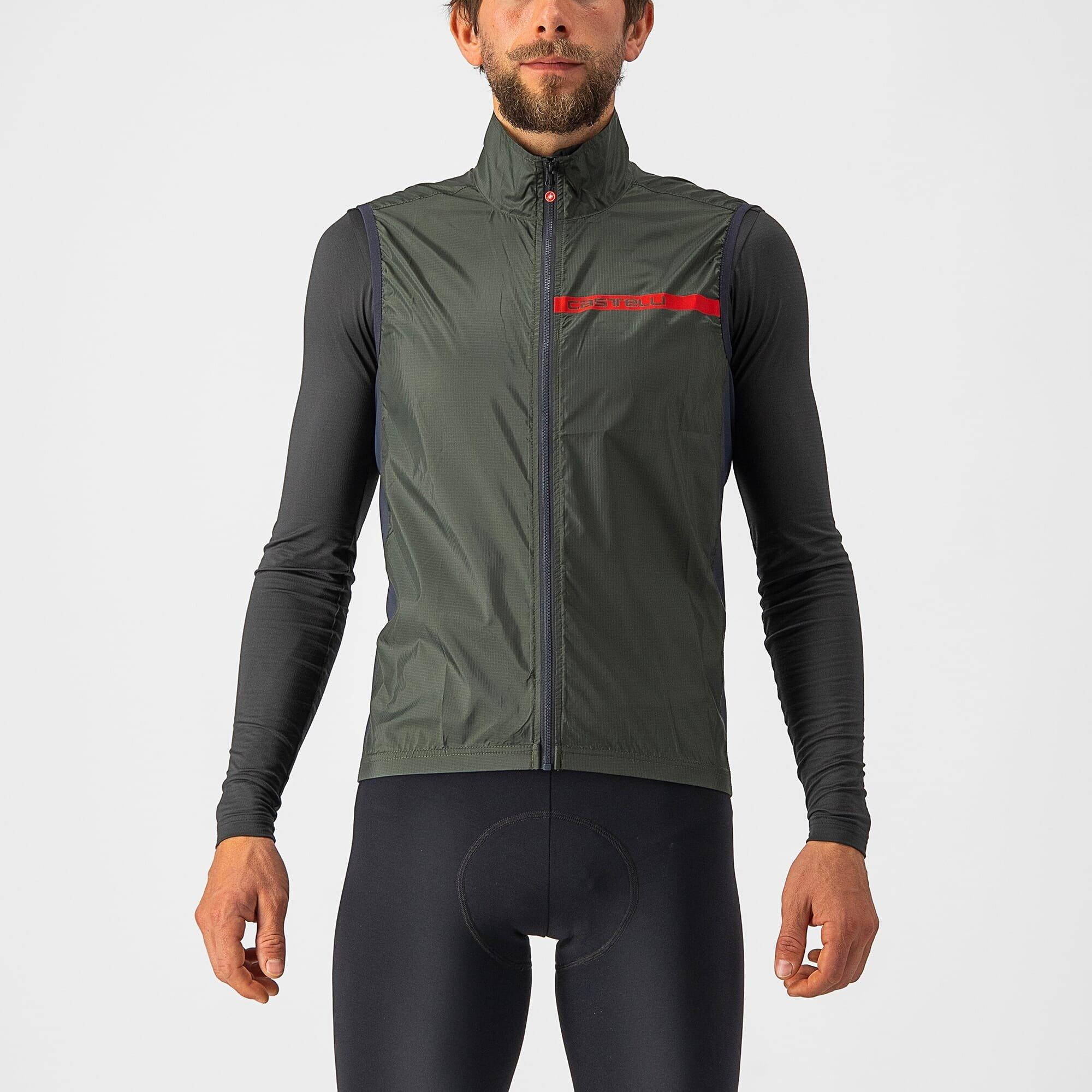 Castelli Men's Squadra Windproof Packable Sleeveless Gilet - Lime - Small