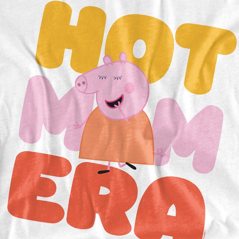 White - Hasbro - Peppa Pig - Mummy Pig Hot Mom Era T-Shirt White - 2