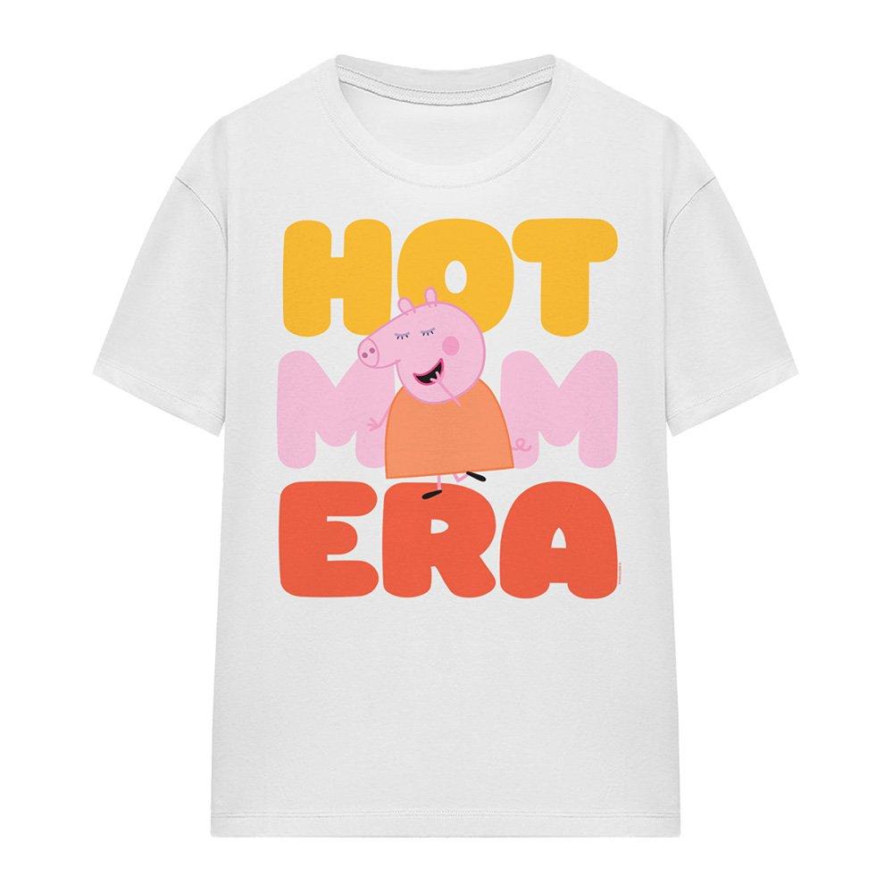 White - Hasbro - Peppa Pig - Mummy Pig Hot Mom Era T-Shirt White - 4