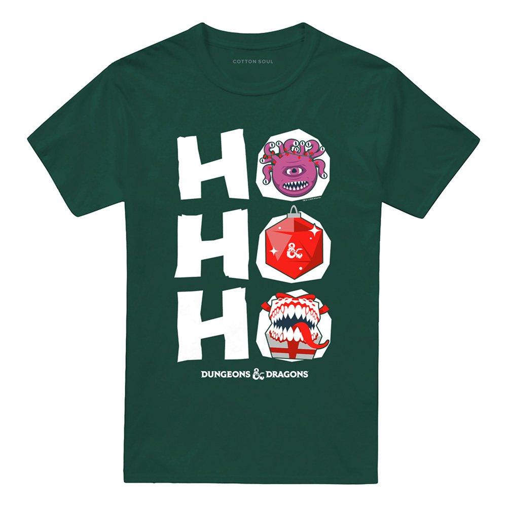 Dark Green - Hasbro - Dungeons & Dragons Christmas Ho Ho Ho Mens T Shirt - 4