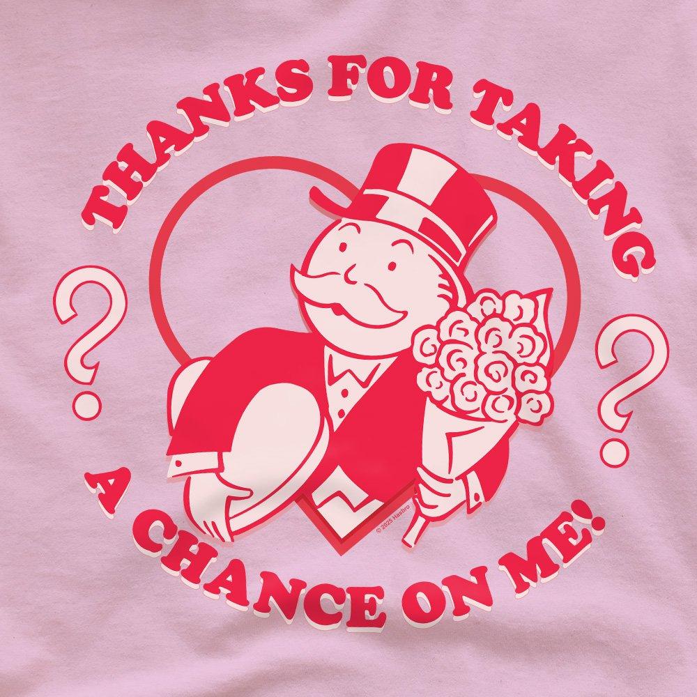 Light Pink - Hasbro - Monopoly Take A Chance On Me Adults T-Shirt Light - 2
