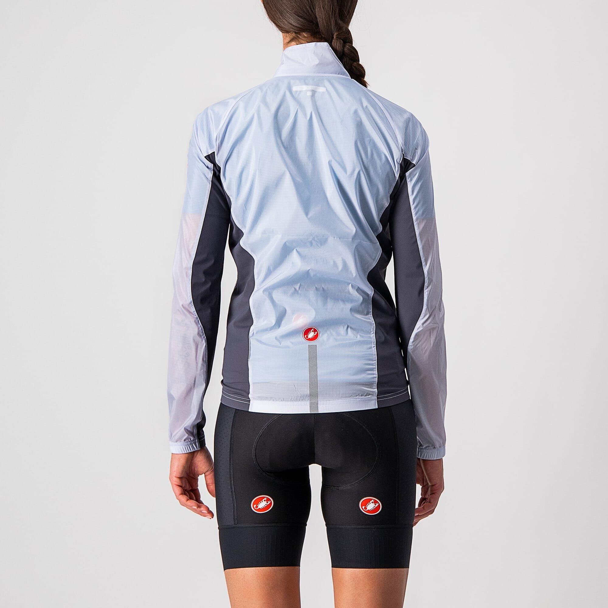 Lys sort - Castelli - Squadra Stretch Long Sleeve Reflective Performance Cycling Jacket - 3