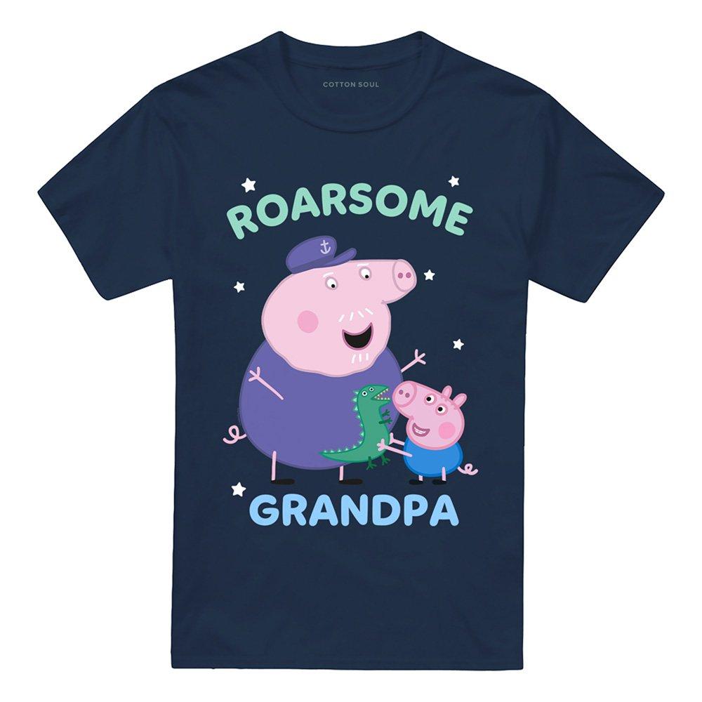 Navy - Hasbro - Peppa Pig Roarsome Grandpa Pig T Shirt Navy - 4