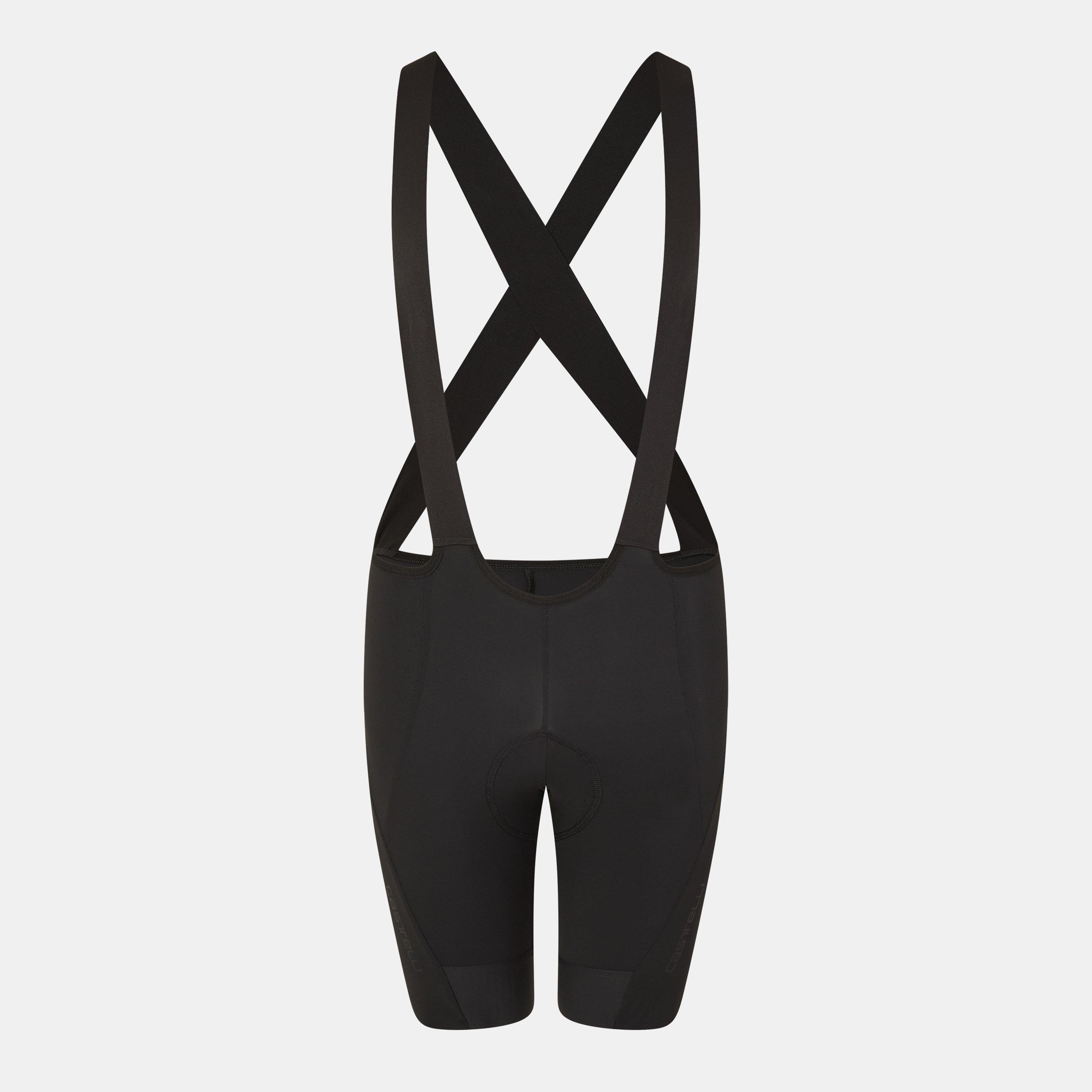 Castelli Women's Velocissima 3 Bib Shorts - Black/Black - 16 (XL)