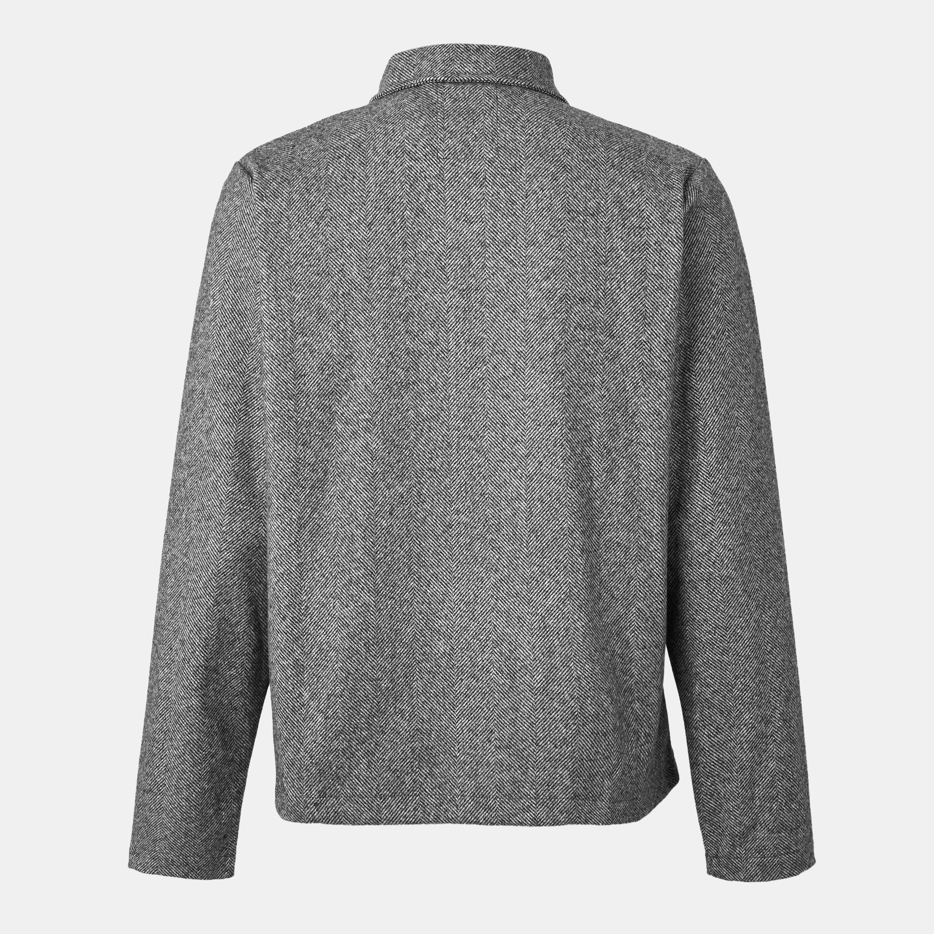 Mid Grey - Luke - Back Bone Cardigan - 2