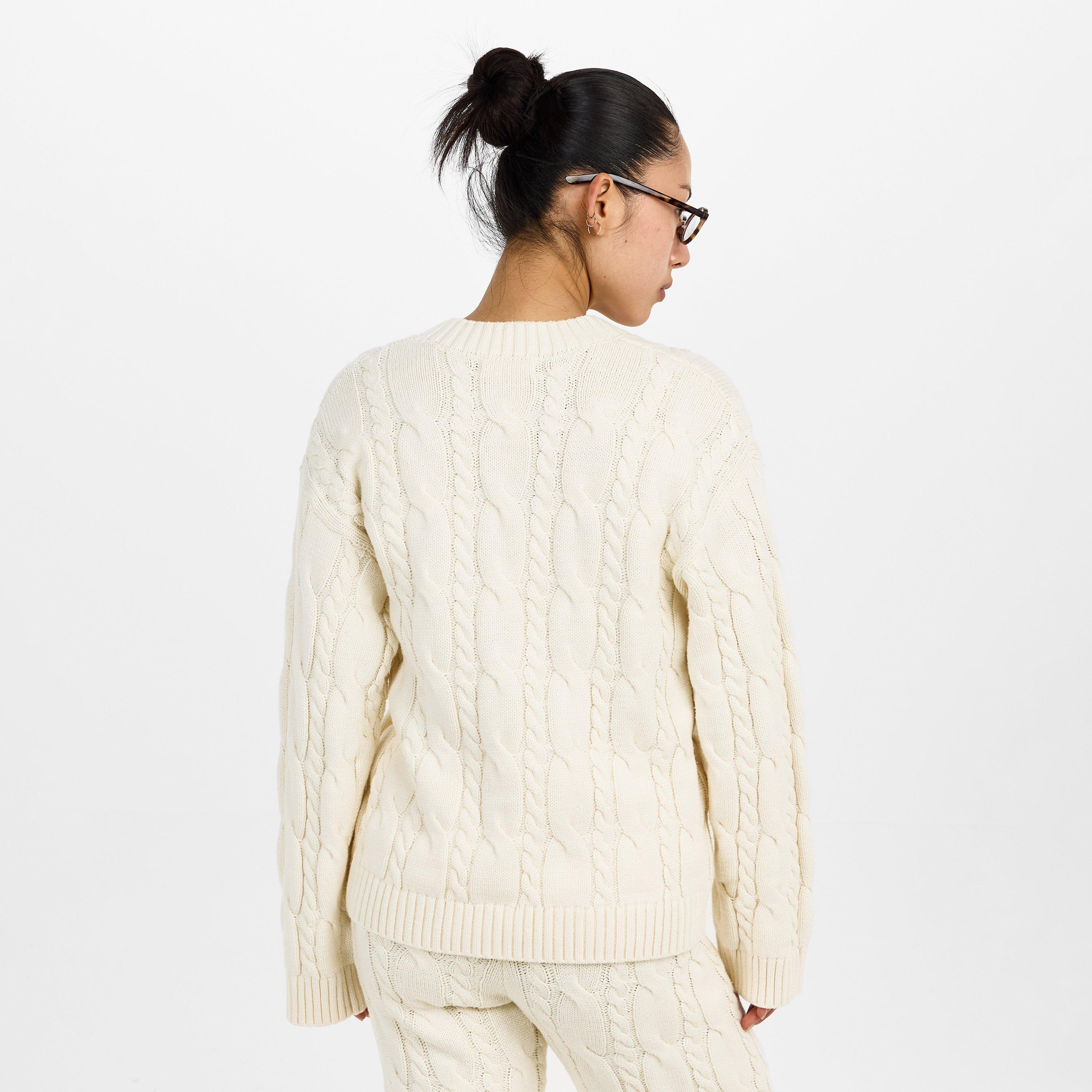 Cream - 4th and Reckless - Women's Jordan V Knitted Crew Neck Jumper - 4