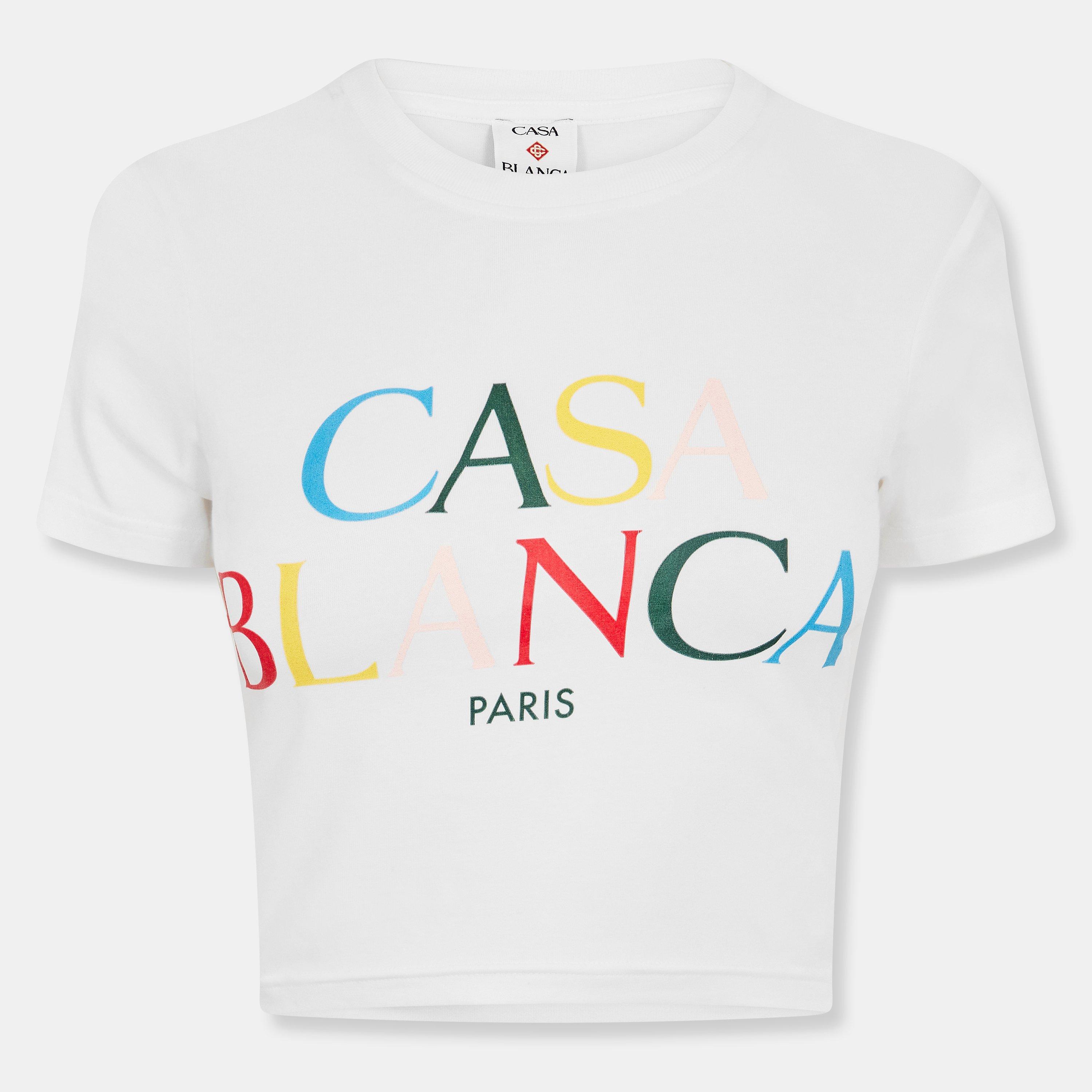 White - Casablanca - Women's Casa Stack Baby Tee - 1