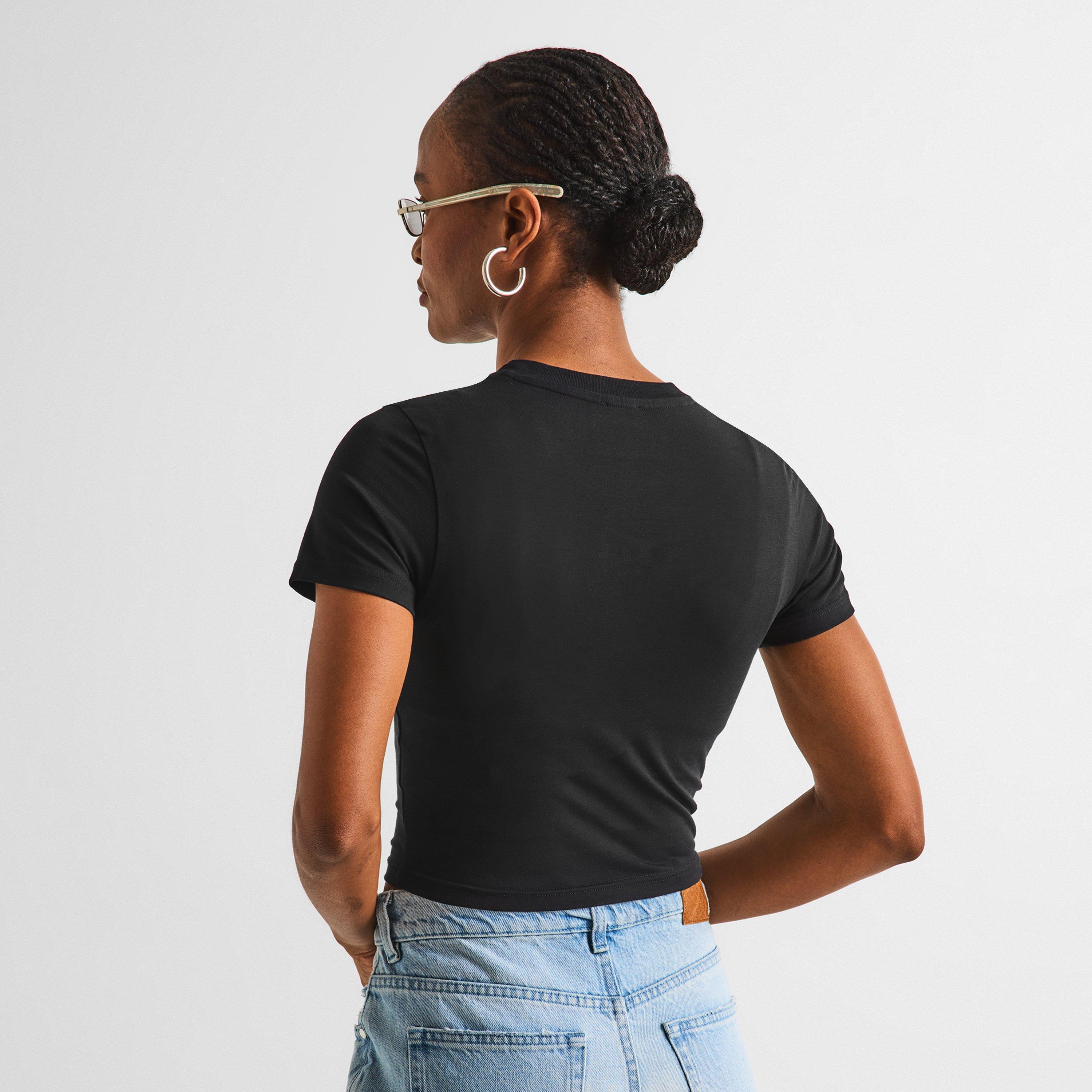 Black - Casablanca - Women's Casa Stack Baby Tee - 4
