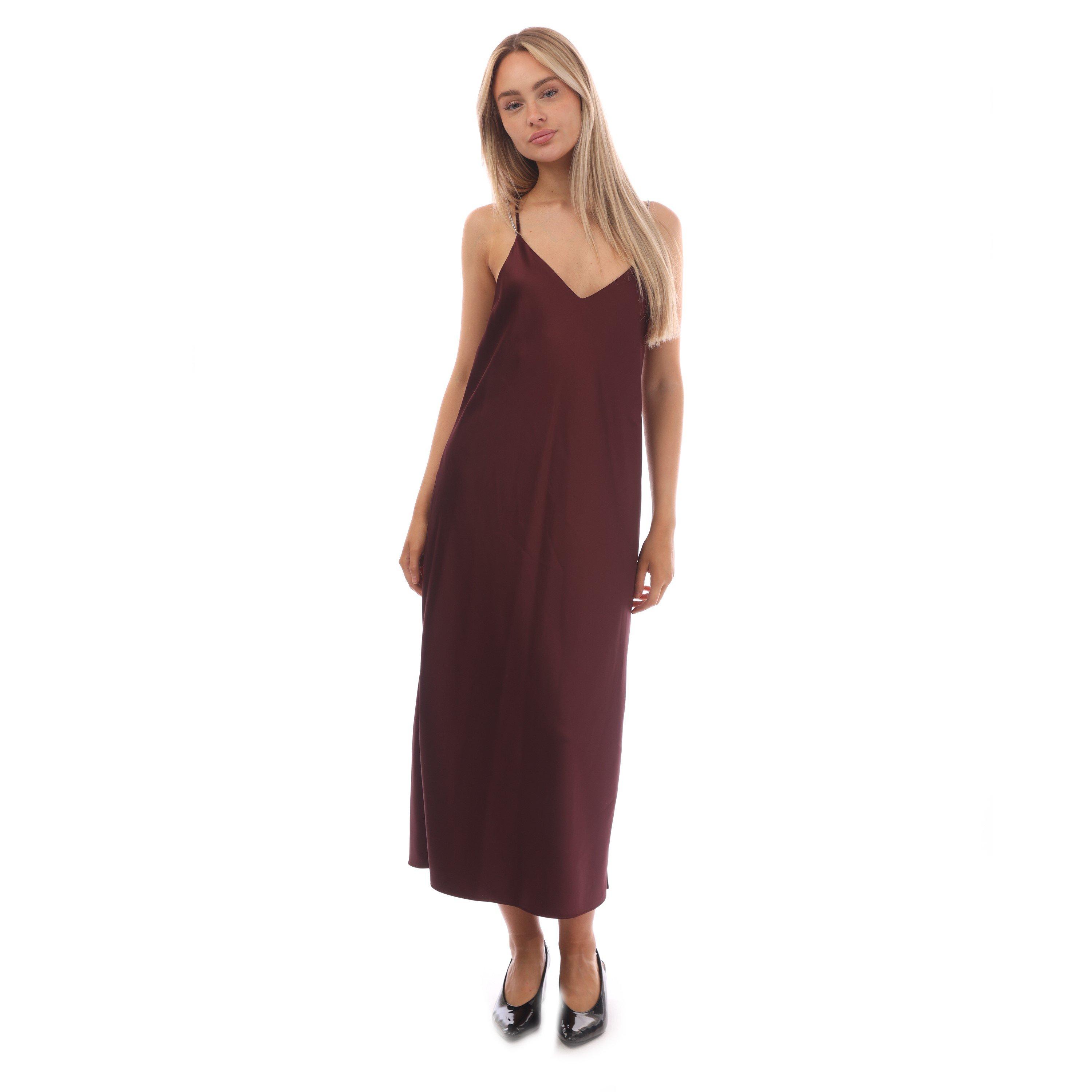 Open Red - Boss - Women's Dechana Satin Longline Slip Dress - 1