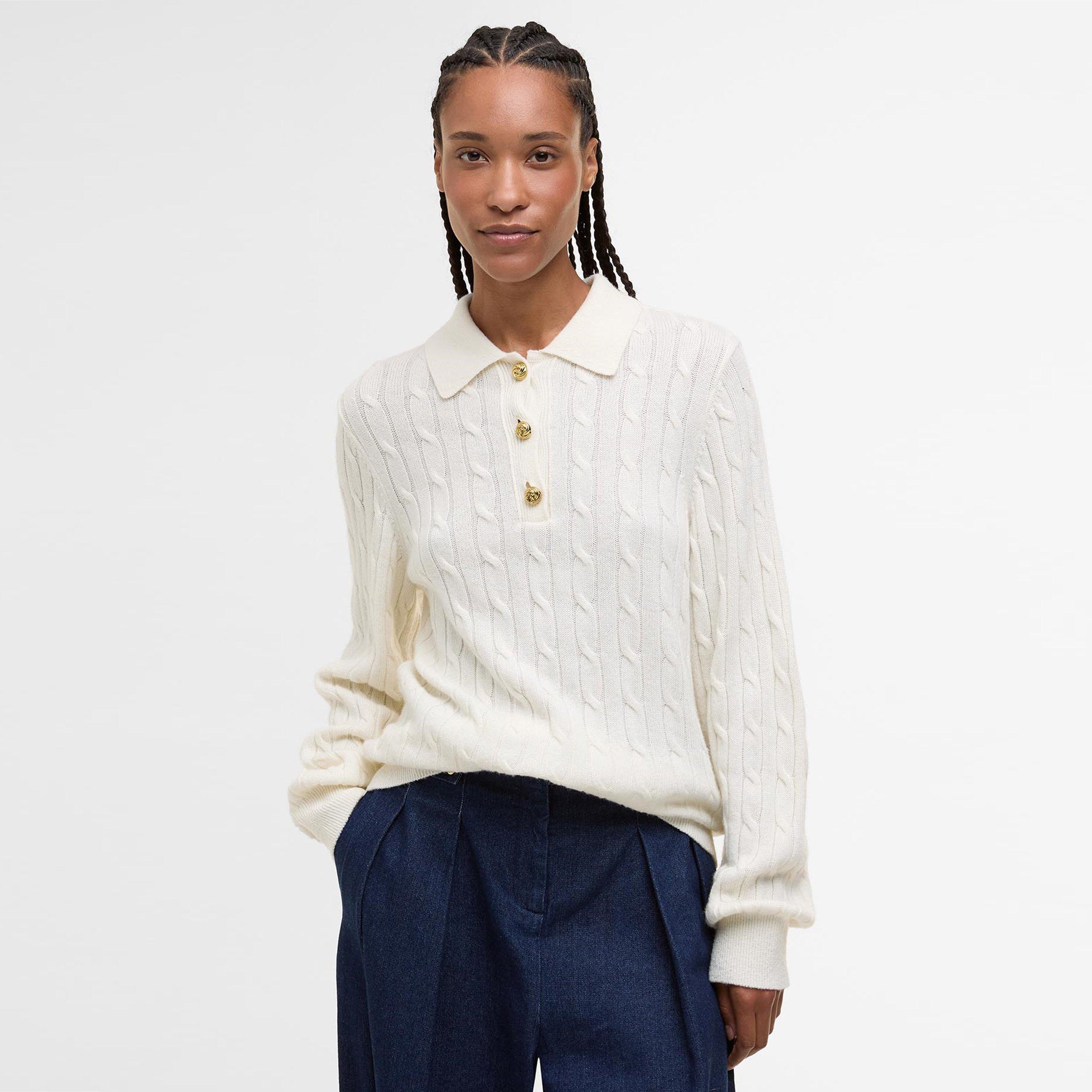 Cloud - Barbour - Women's B.Li Evie Crew Neck Jumper - 2