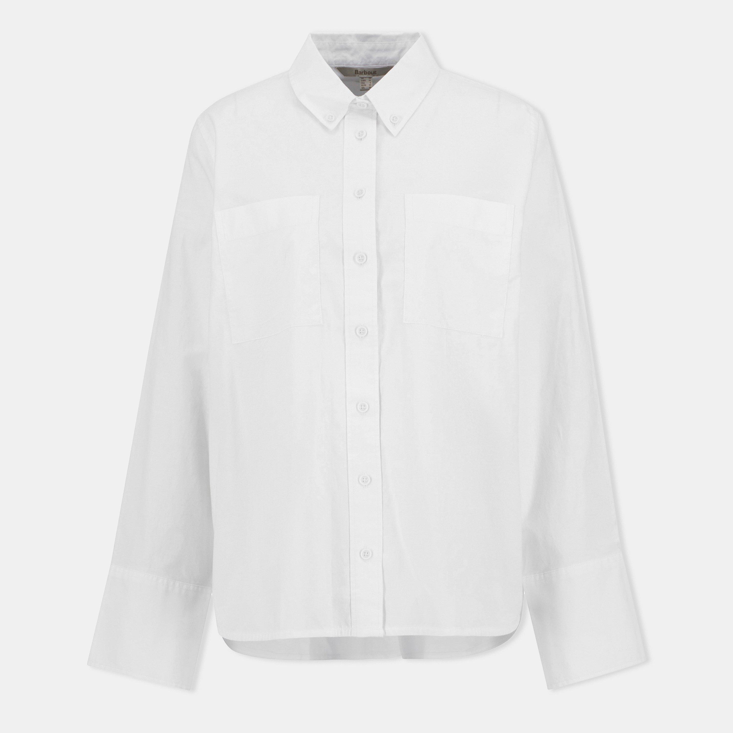 White - Barbour - Womens Wren Shirt - 1