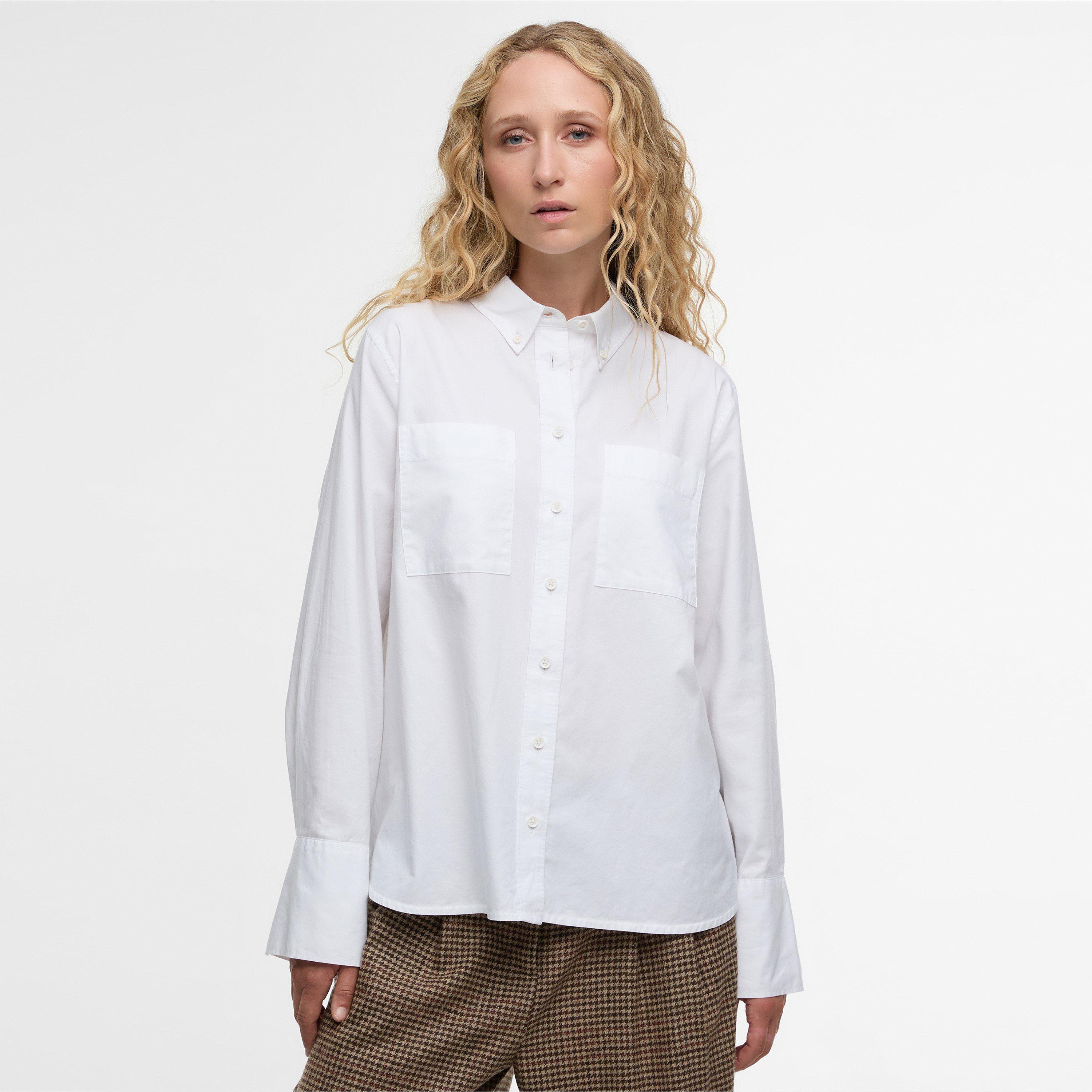 White - Barbour - Womens Wren Shirt - 2