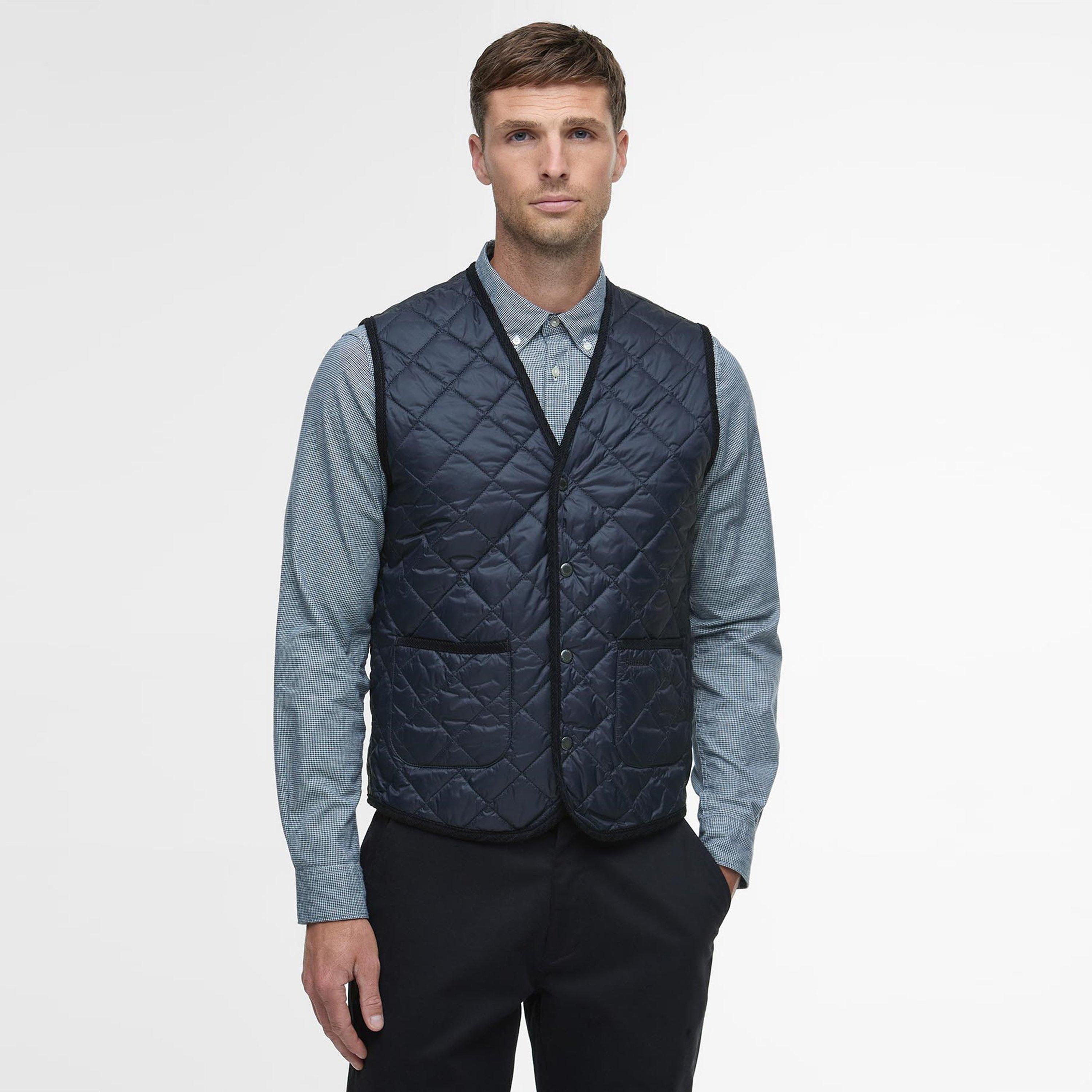 Navy - Barbour - Mens Modern Quilted Gilet - 2
