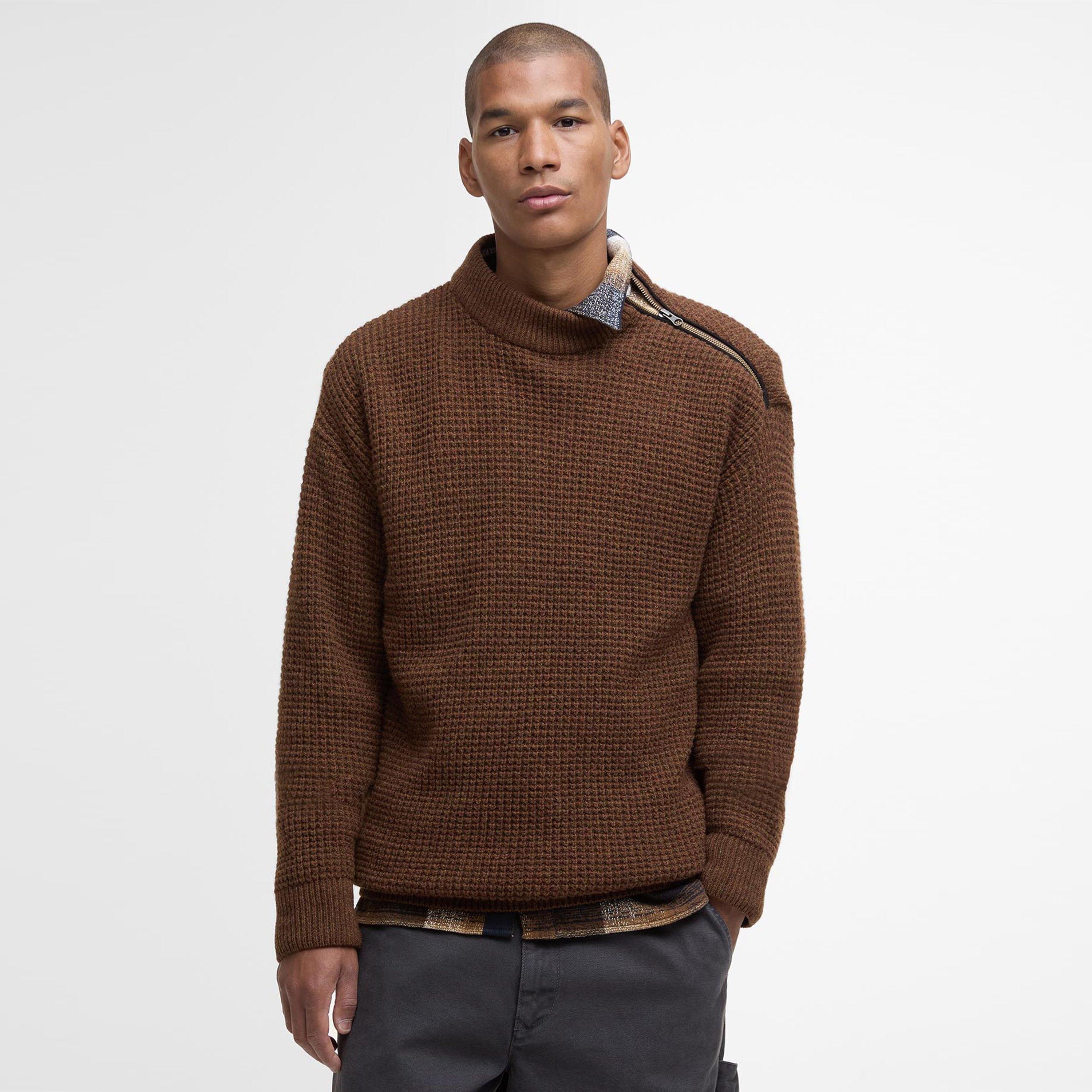 Umber - Barbour - Mens Gearstone Jumper - 2