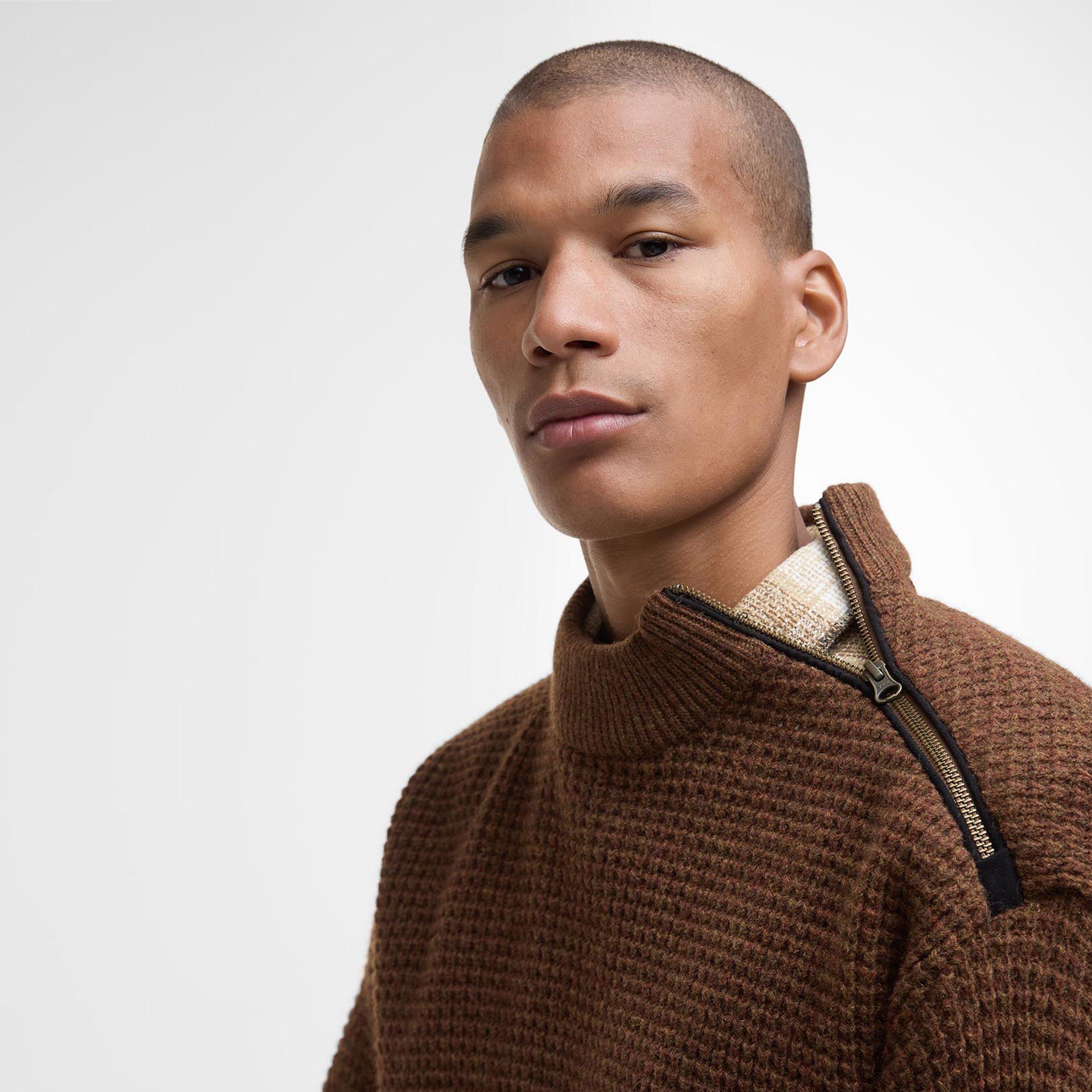 Umber - Barbour - Mens Gearstone Jumper - 4