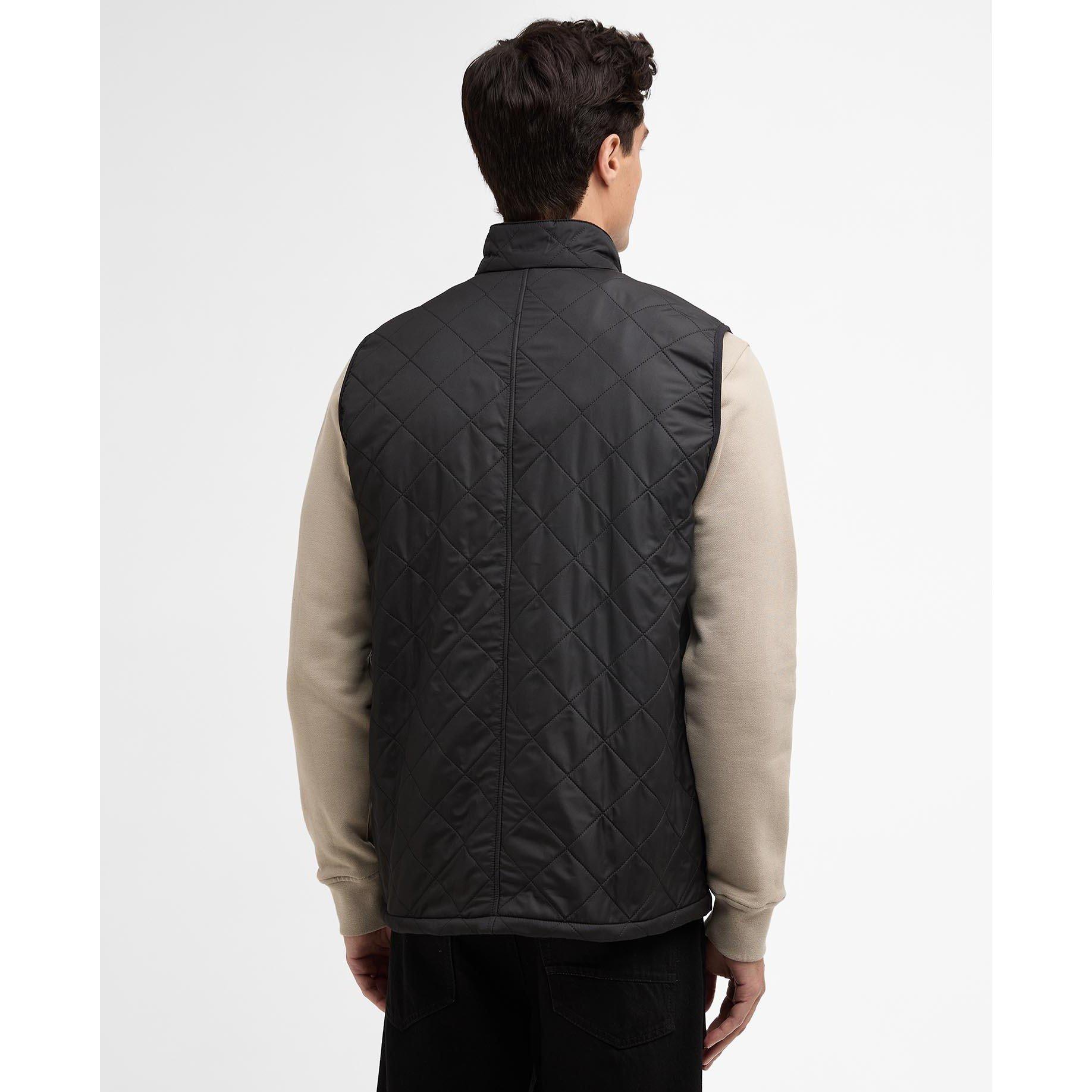 Black - Barbour International - Mens Contemporary Ariel Quilted Gilet - 3