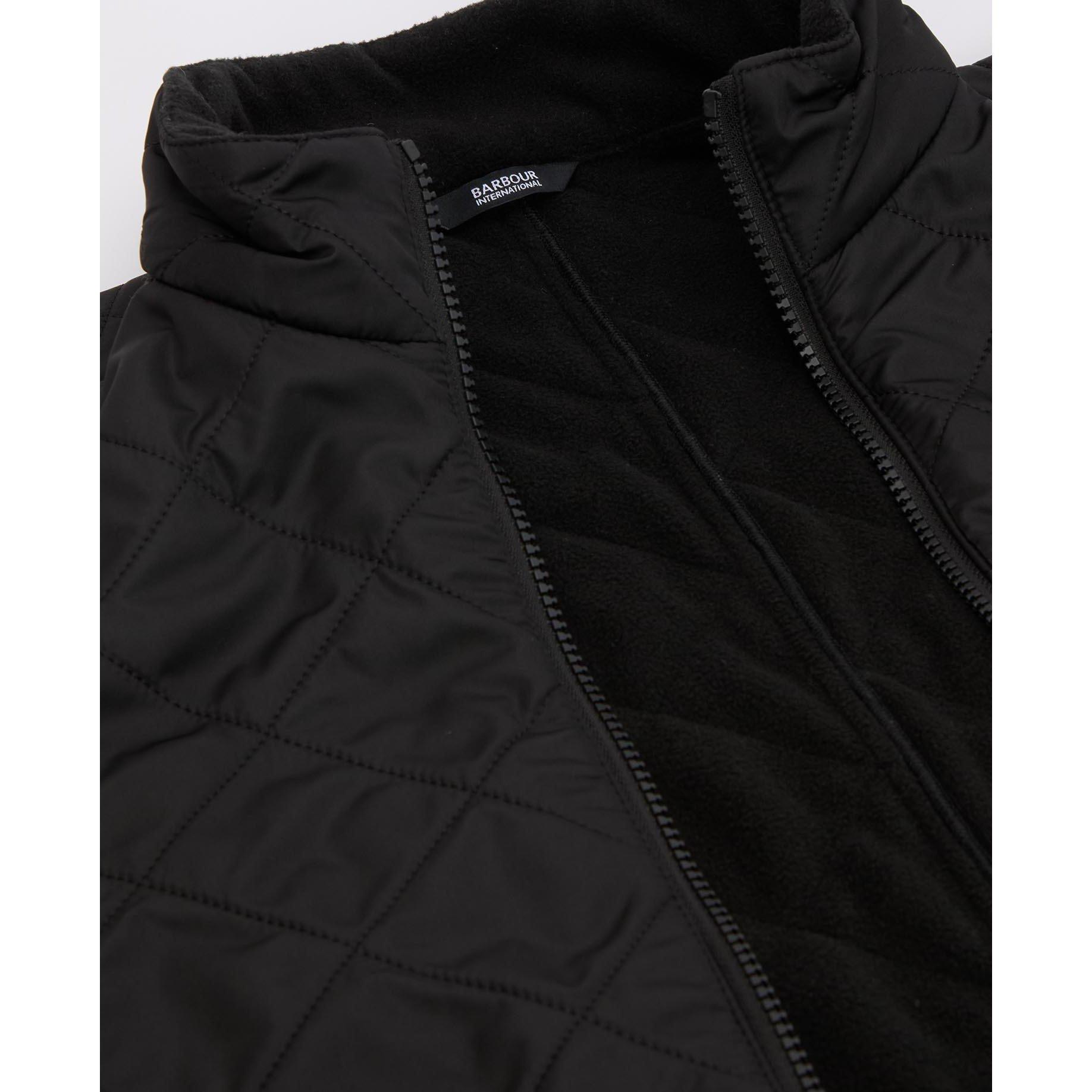 Black - Barbour International - Mens Contemporary Ariel Quilted Gilet - 6