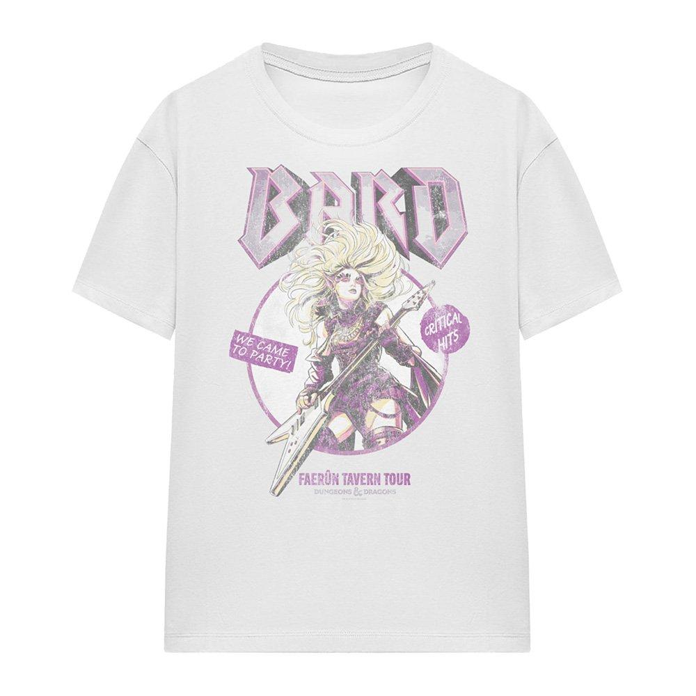 White - Hasbro - Dungeons Dragons Bard Glam Rock Tour Womens T-Shir - 4