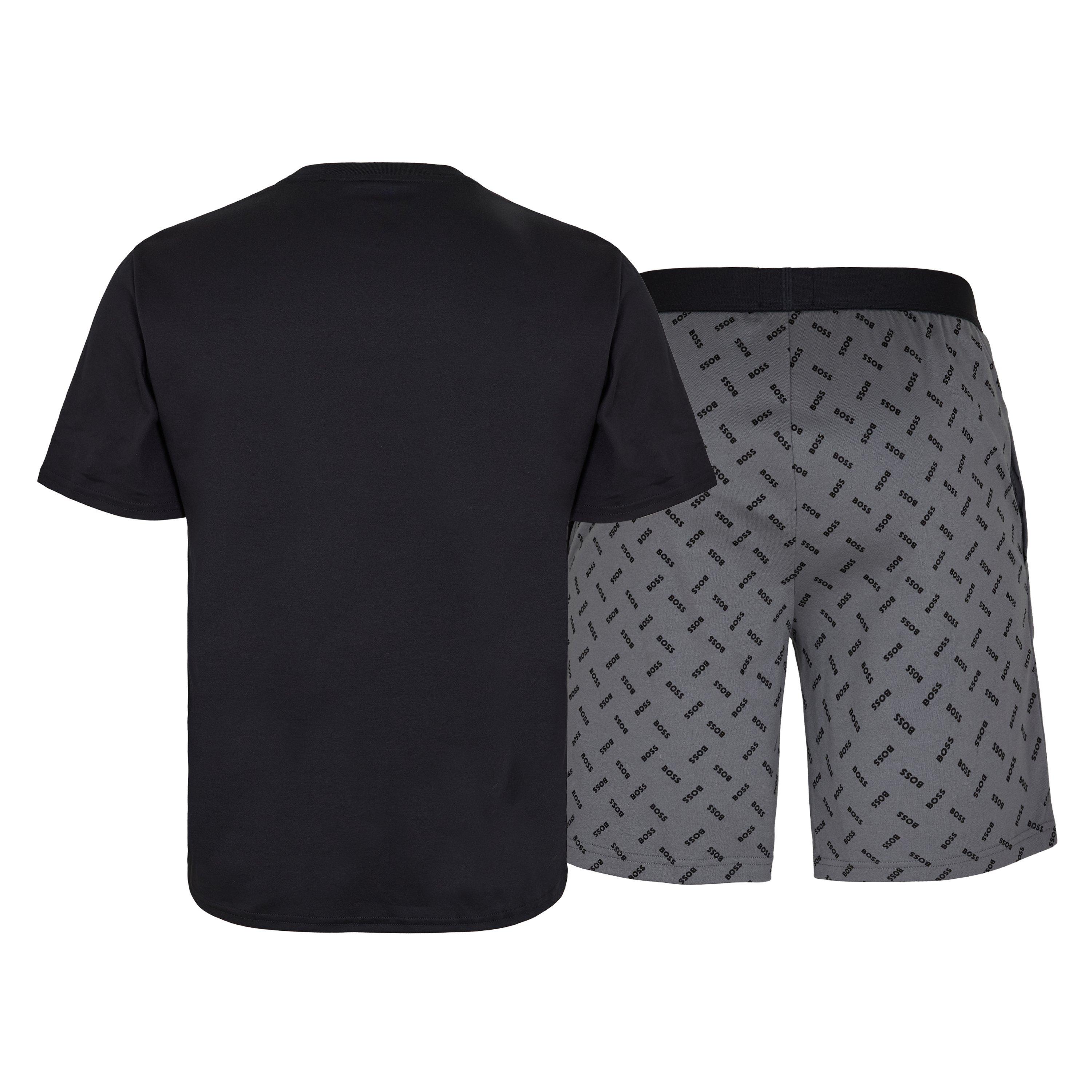Grey/Black 026 - Boss - Boss Relax Short Set 10269542 02 - 2
