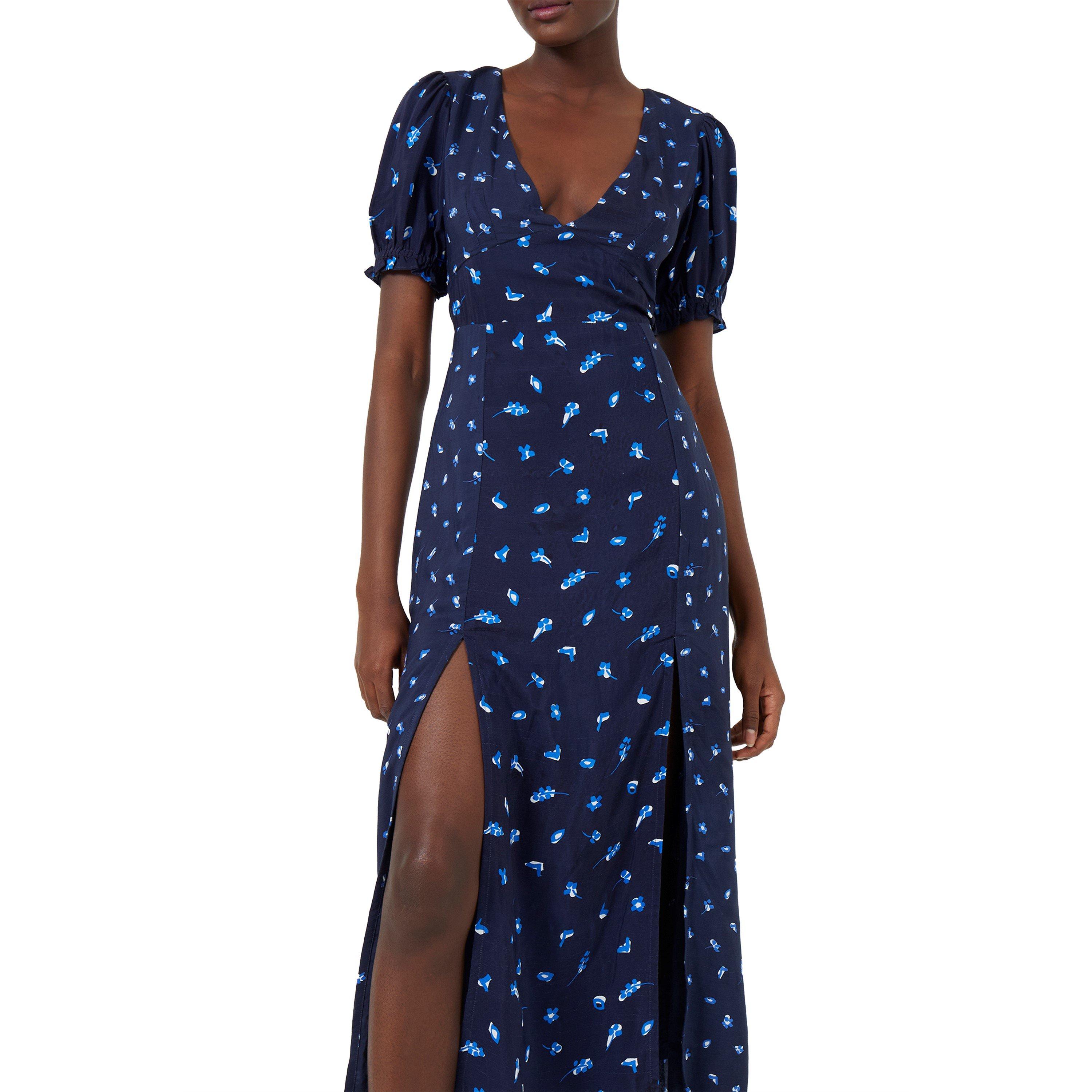 Indigo Mlti - French Connection - Women's Backless Dress - 5