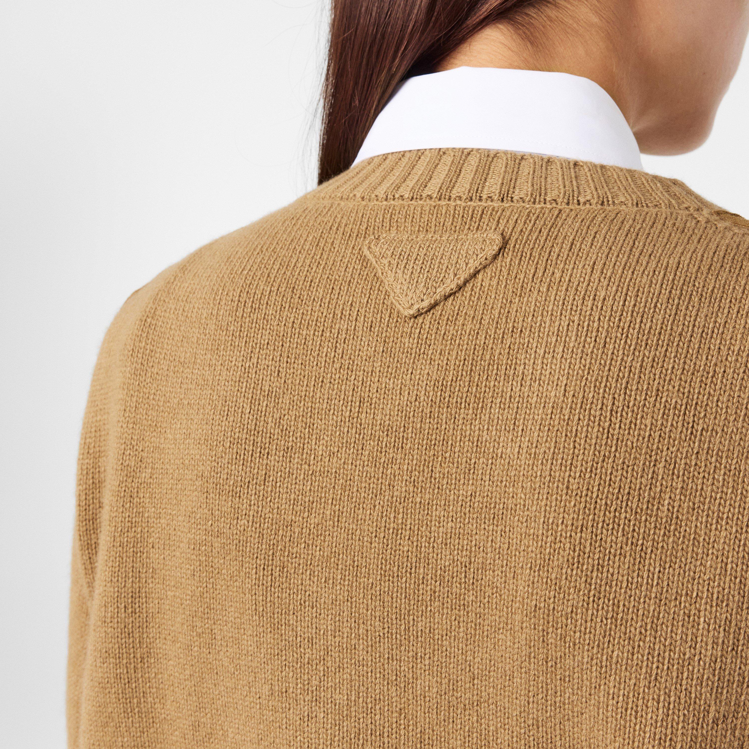 Cammello/Tabacc - Prada - Women's Jumper - 5