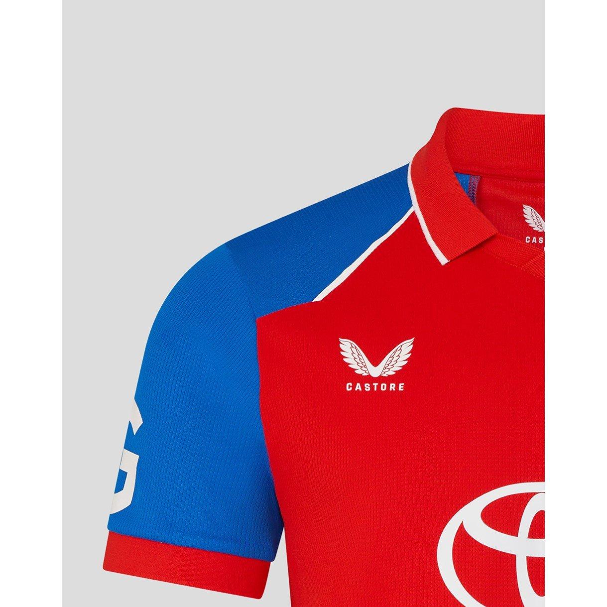 FryRed/PrnBlue - Castore - Mens 26/27 England Cricket T20 Shirt - 5