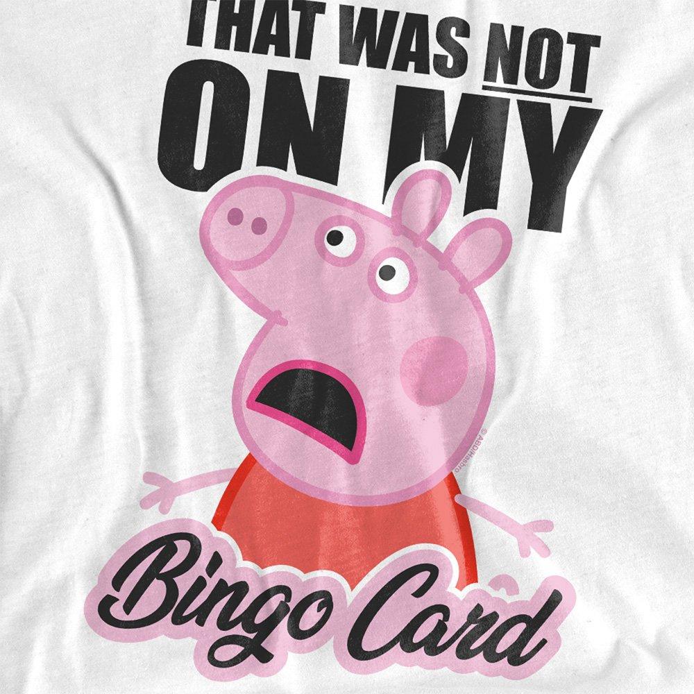 White - Hasbro - Peppa Pig Tv Peppa Pig Bingo Card Kids T Shirt - 2